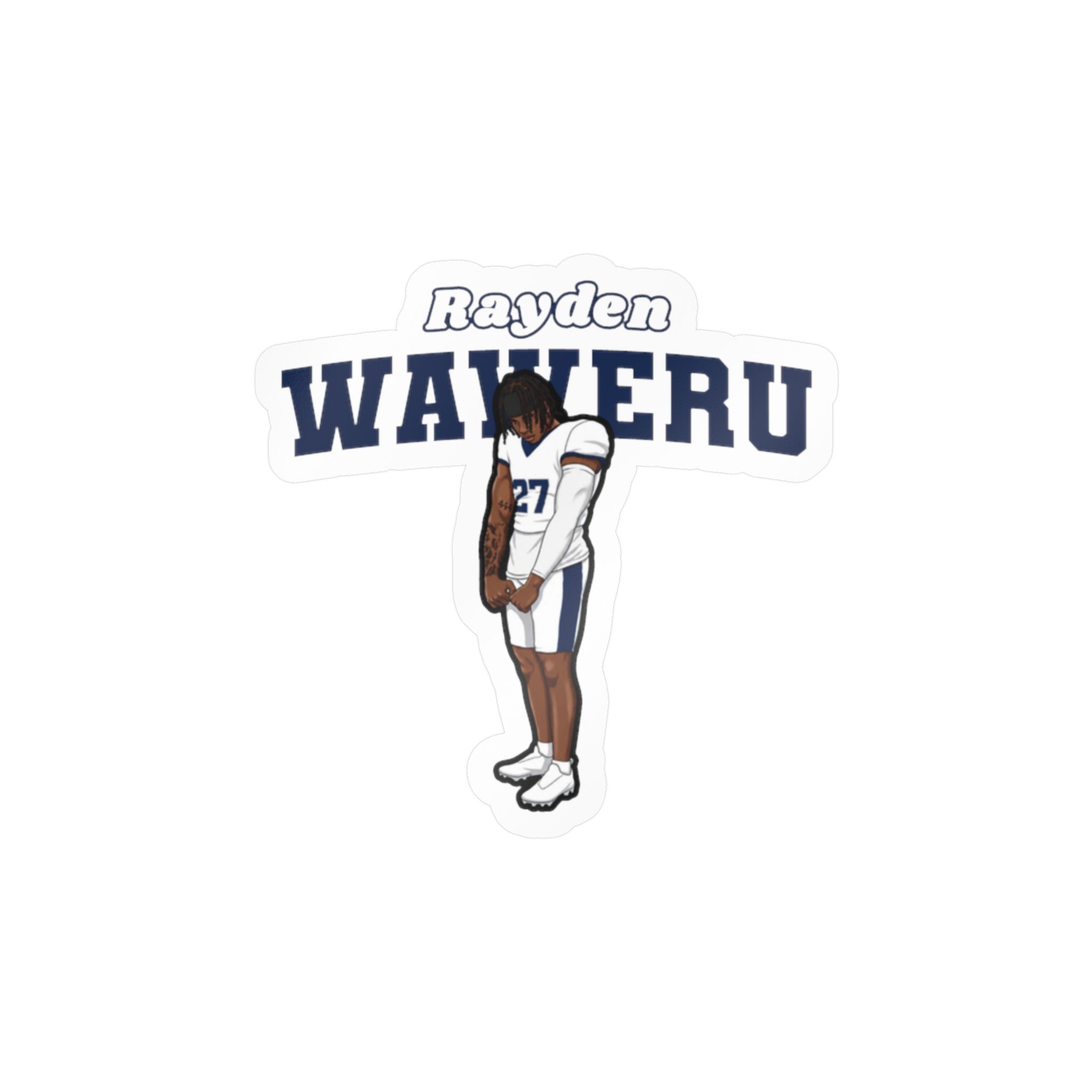Vinyl Sticker — character_name_arch in Classic