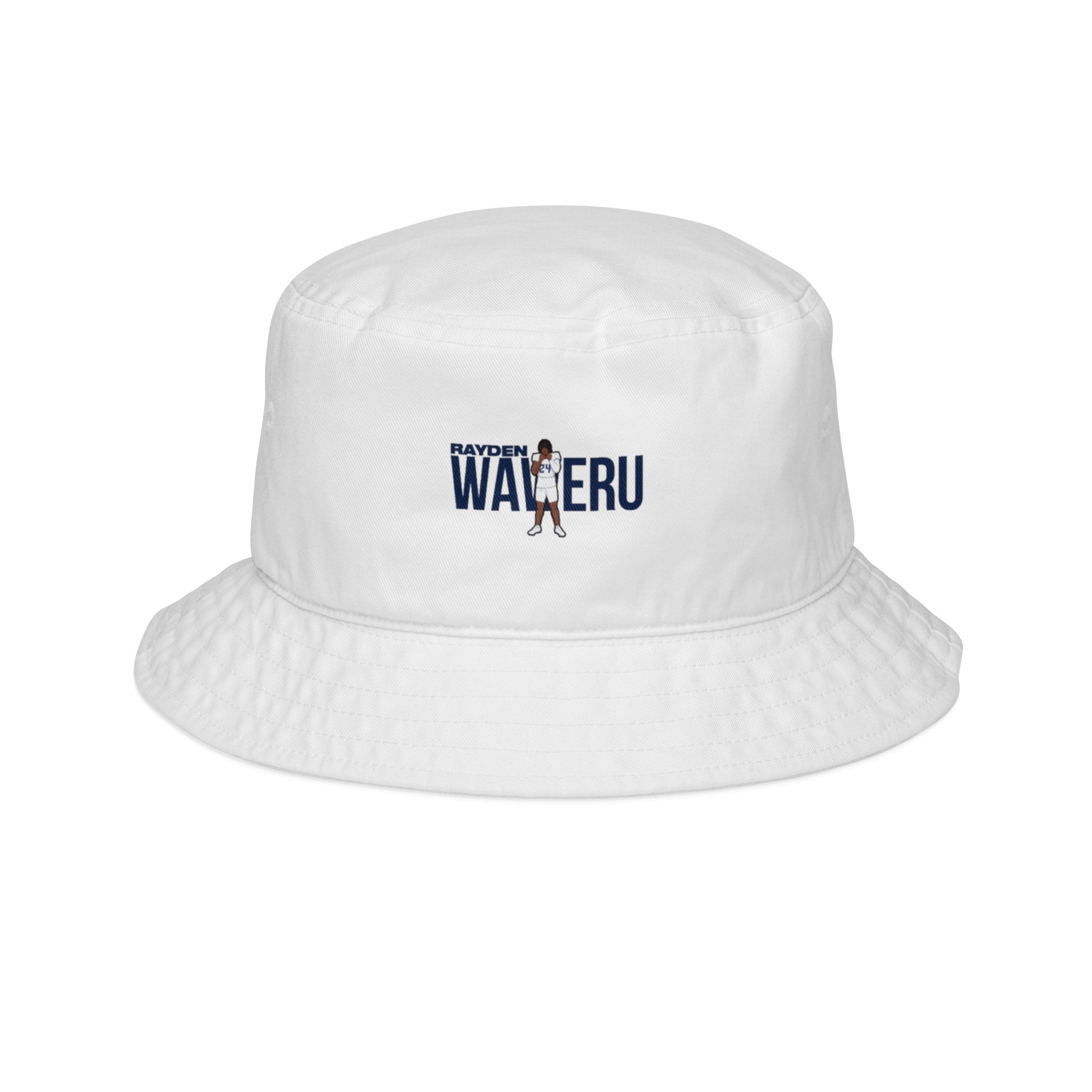 Bucket Hat — character_player_name in White