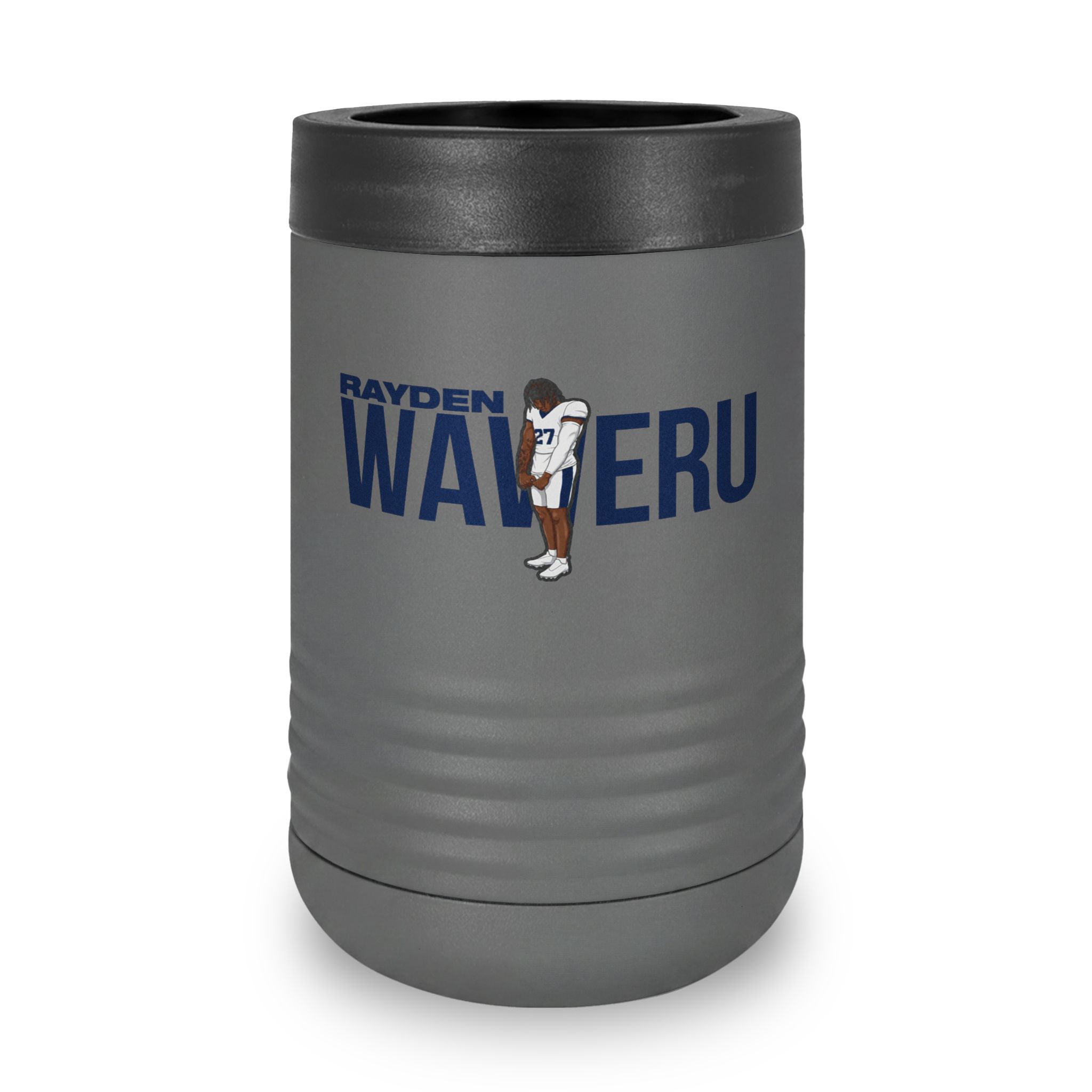 Stainless Can Cooler — character_player_name in Grey