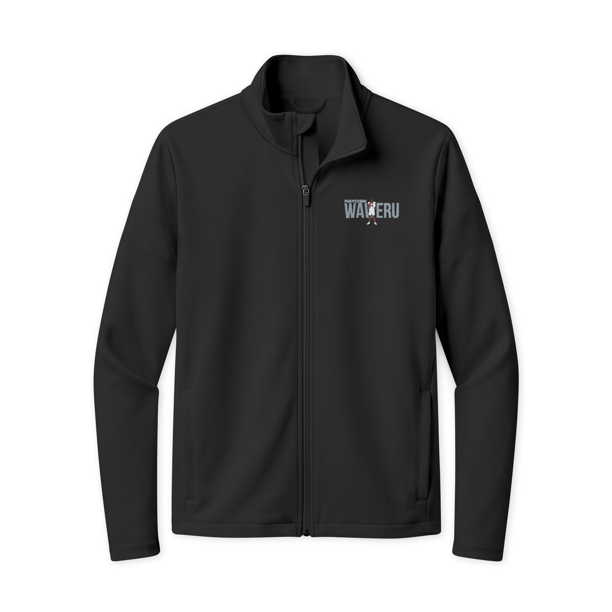 Travel Full-Zip Jacket — character_player_name in Black/ Black