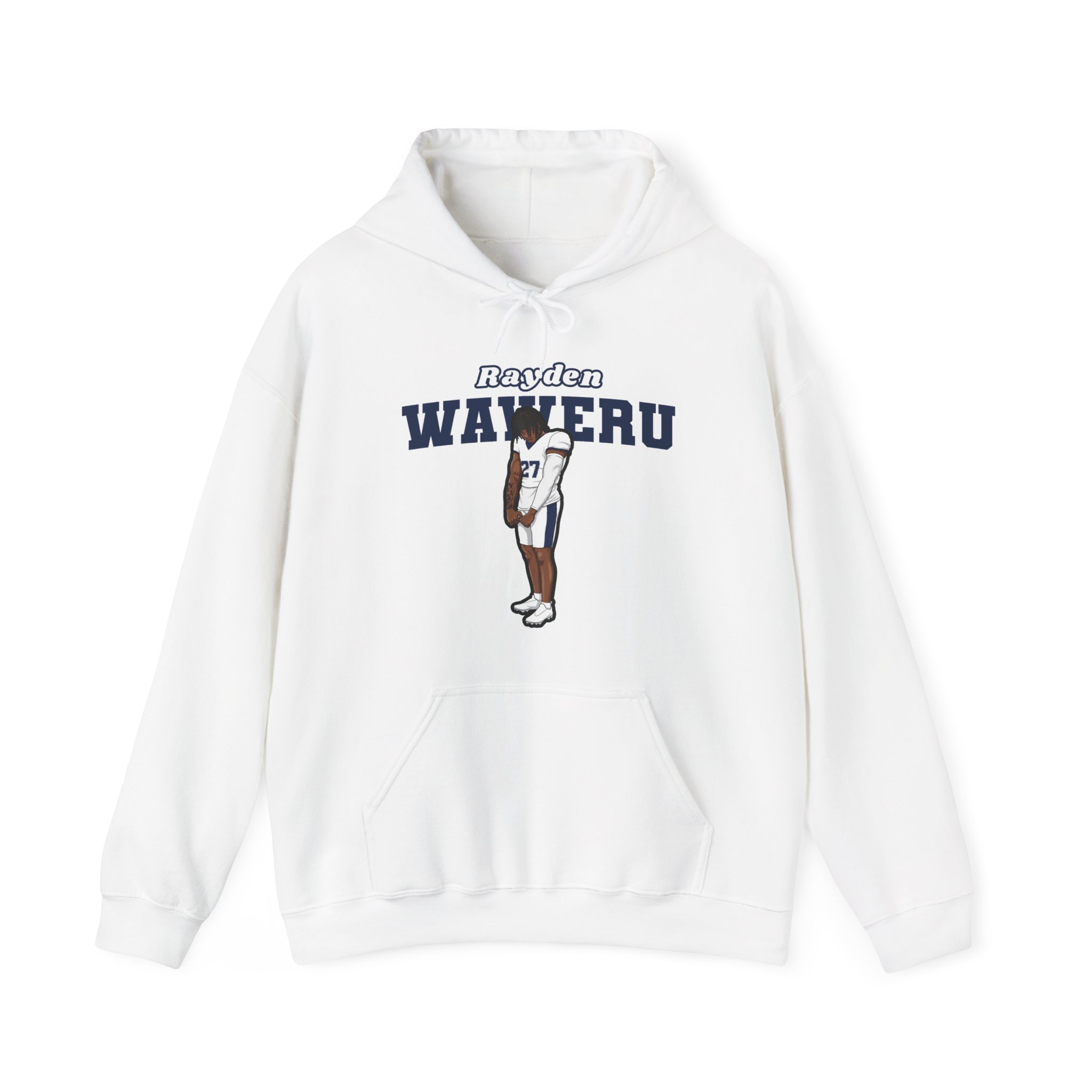 Hoodie — character_name_arch in White