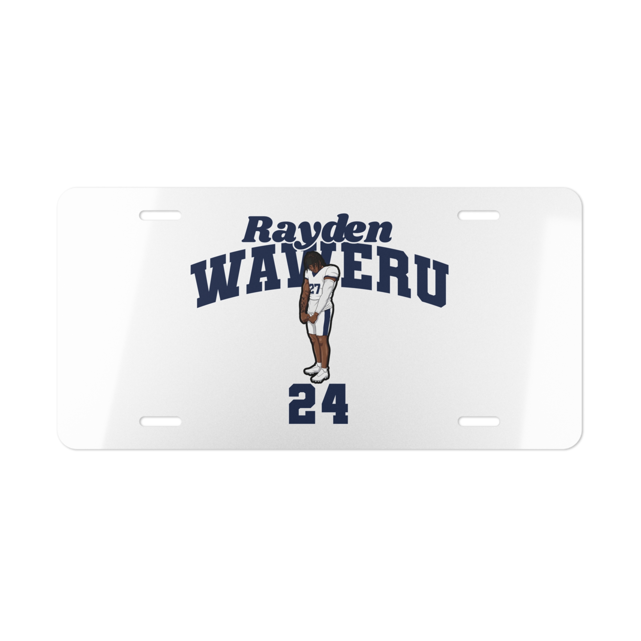 License Plate — character_signature_arch in Classic