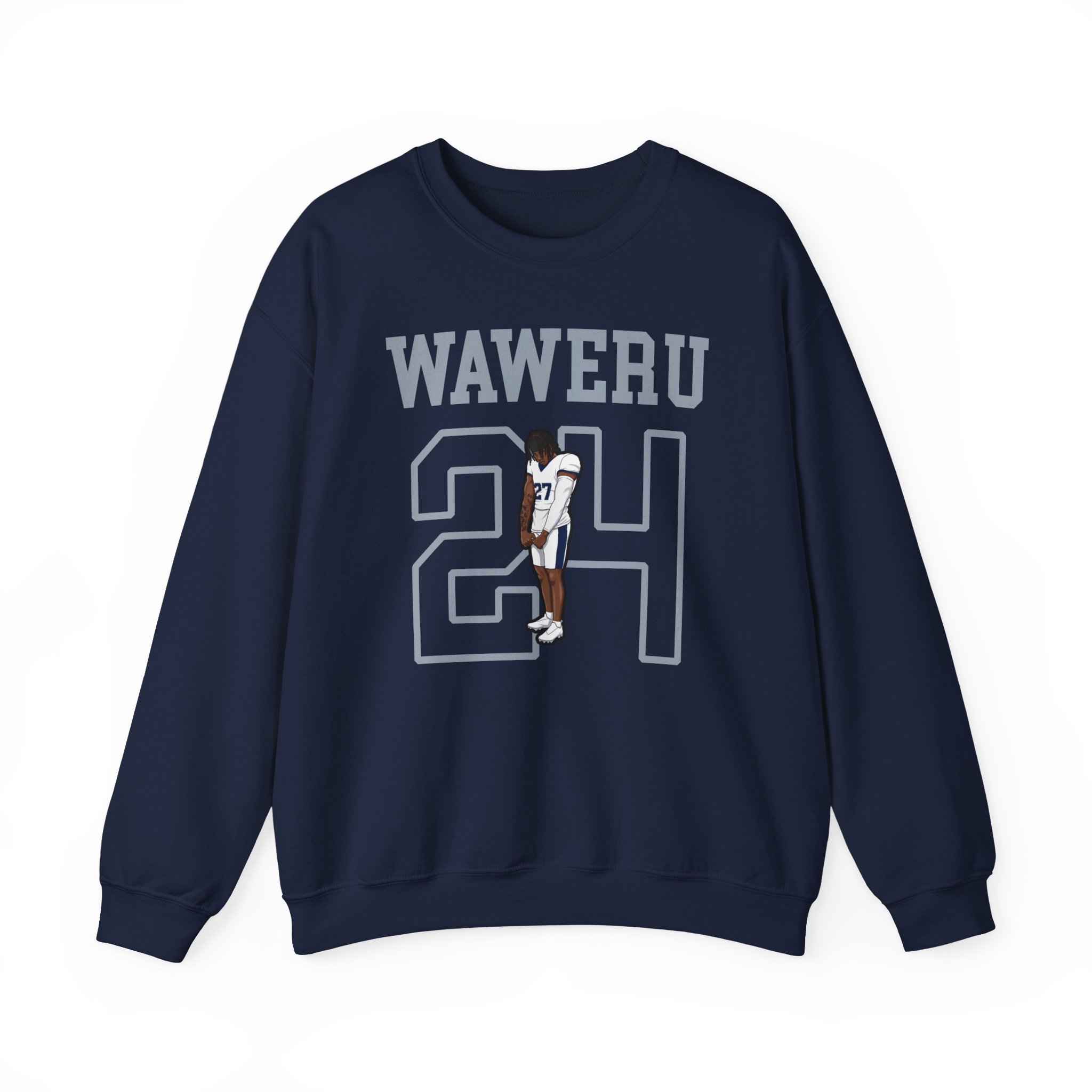 Crewneck Sweatshirt — character_shirsey in Navy