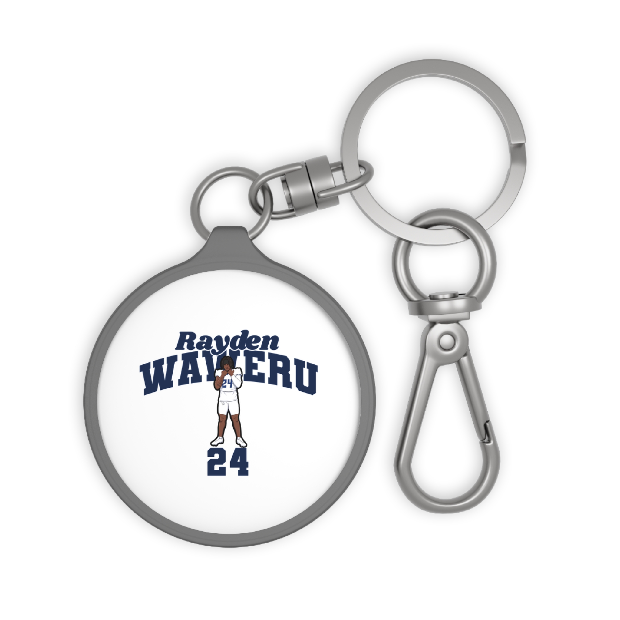 Keychain — character_signature_arch in Grey