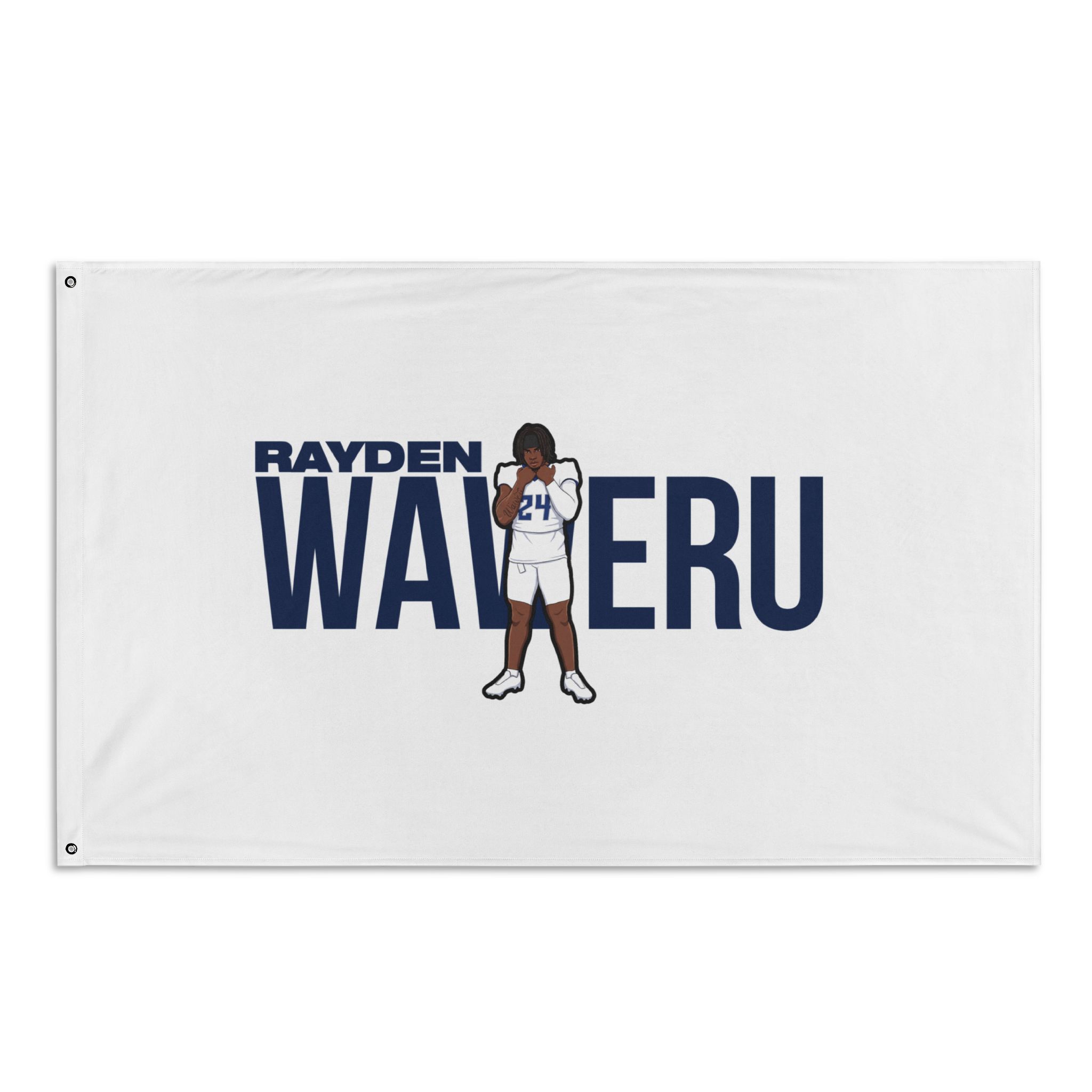 Flag (35 × 56 in) — character_player_name in Classic