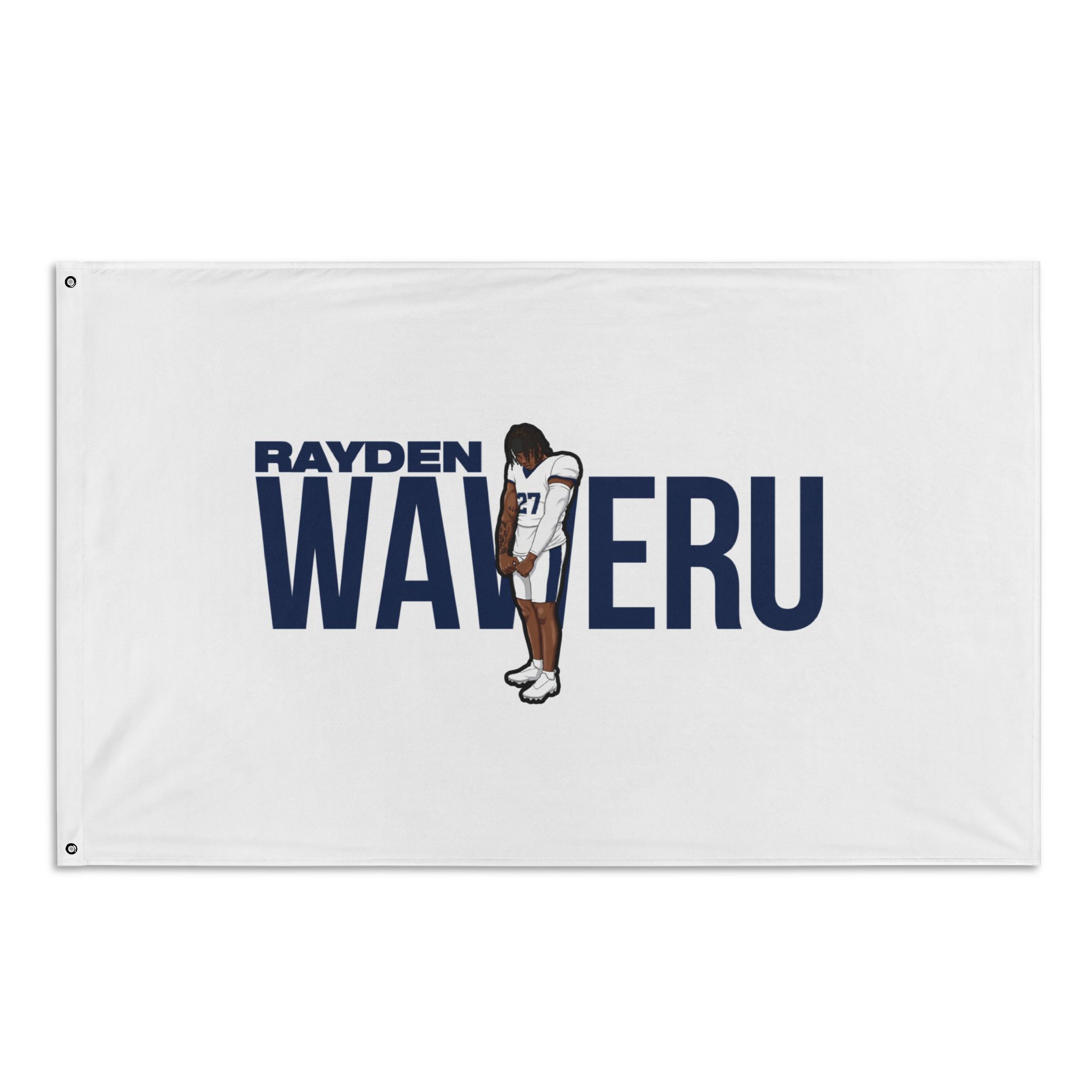 Flag (35 × 56 in) — character_player_name in Classic