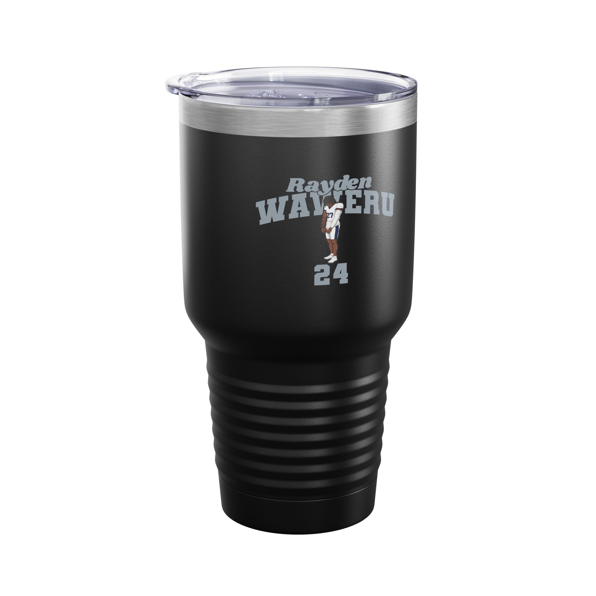 30oz Tumbler — character_signature_arch in Black