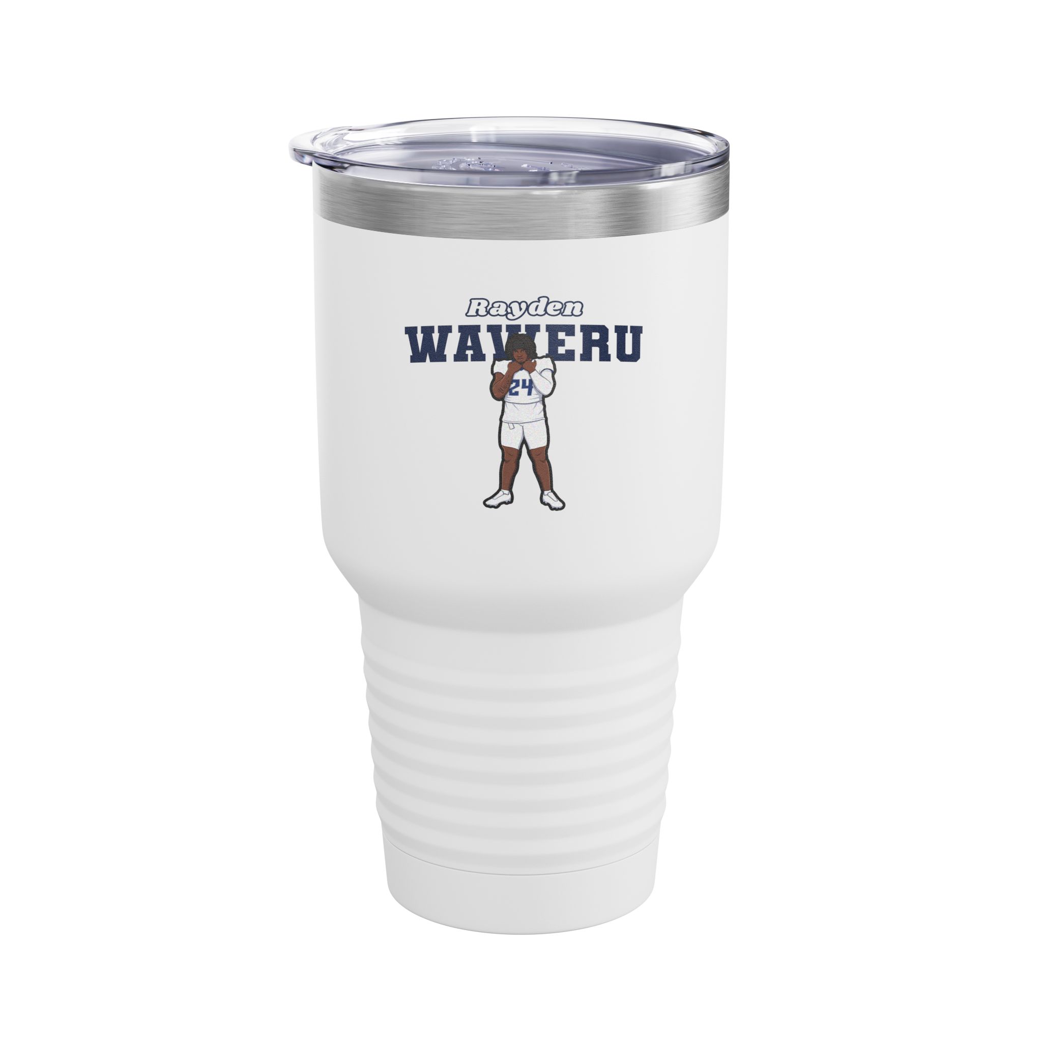 30oz Tumbler — character_name_arch in White