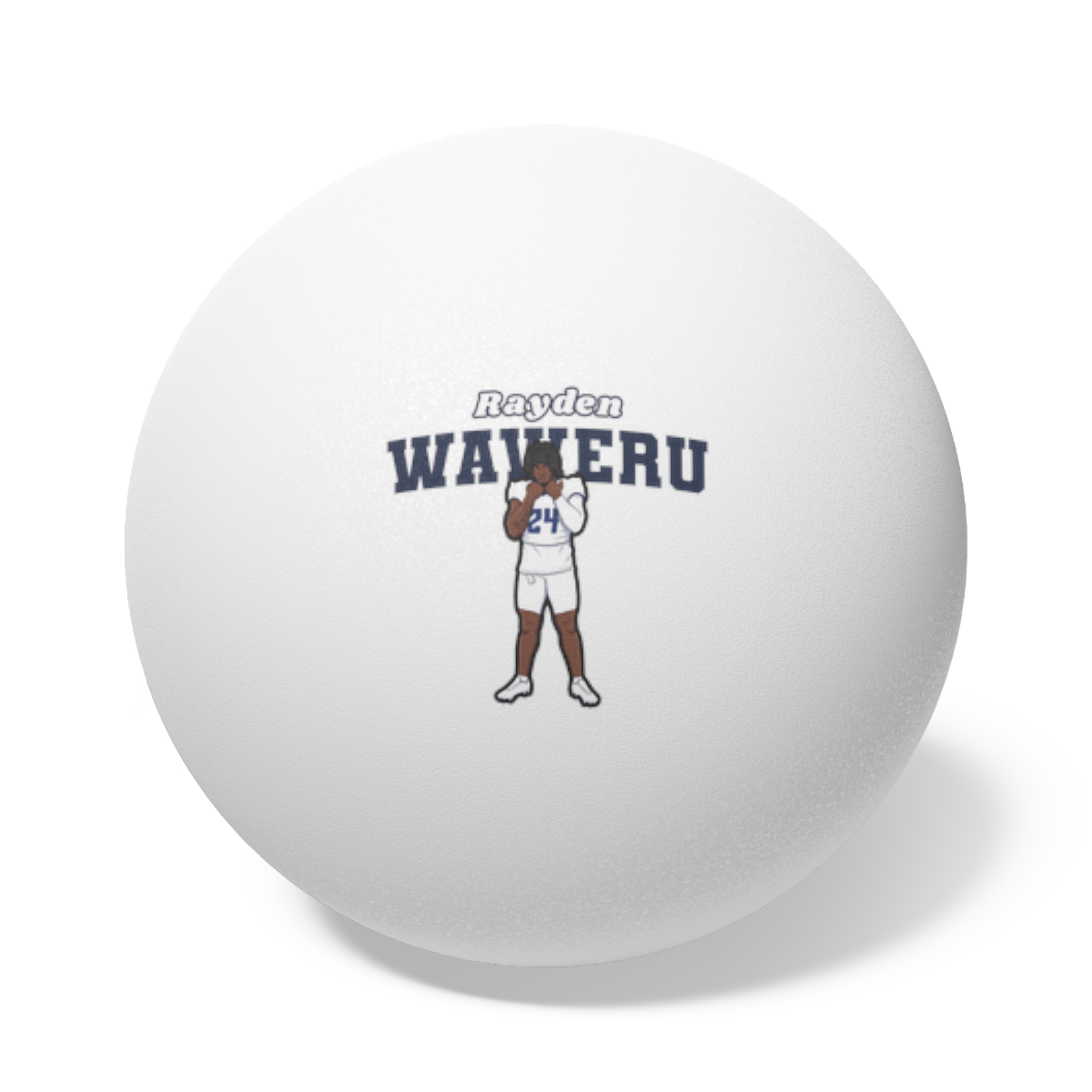 Ping Pong Balls, 6 pcs — character_name_arch in White