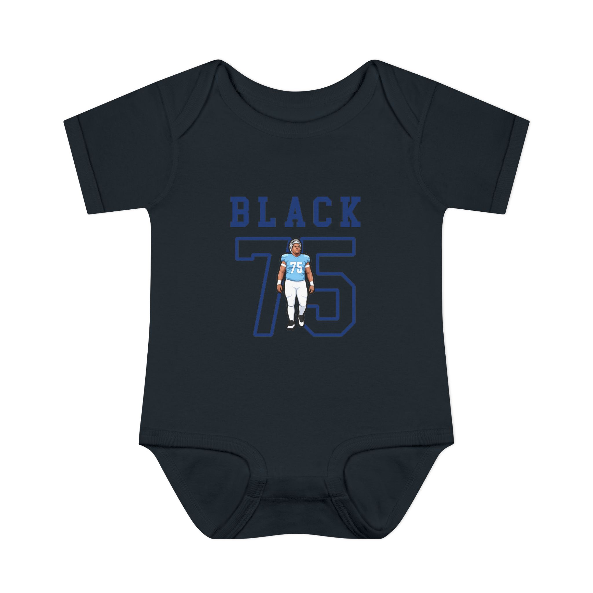 Baby Onesie — character_shirsey in Black