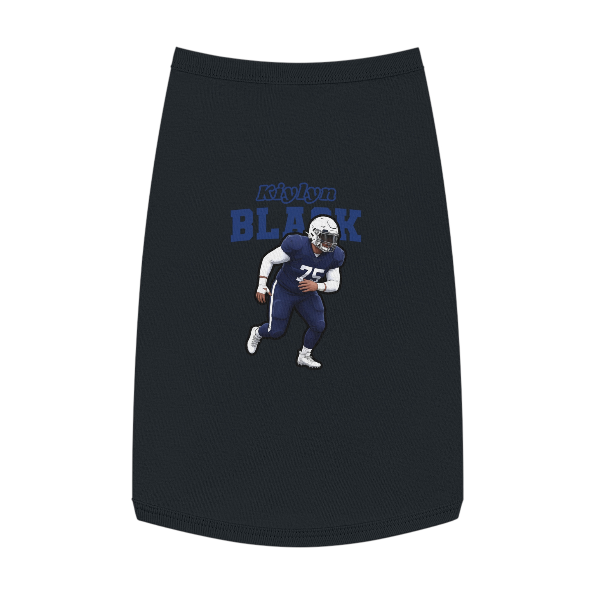 Pet Tank Top — character_name_arch in White