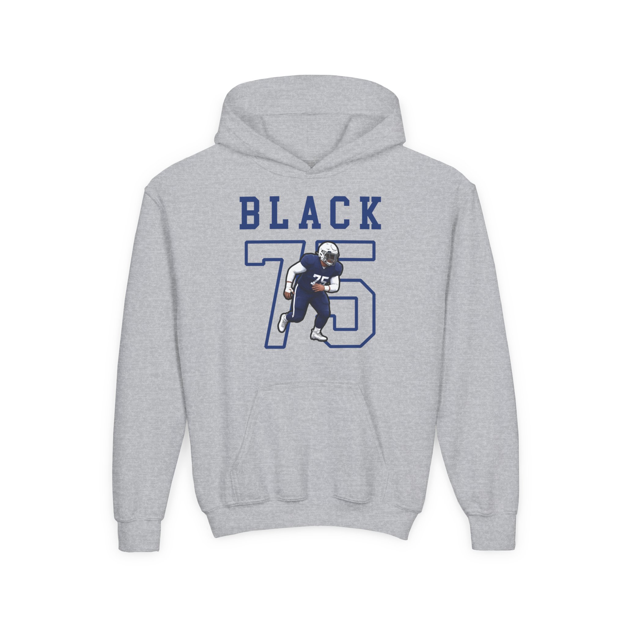 Youth Hoodie — character_shirsey in Grey