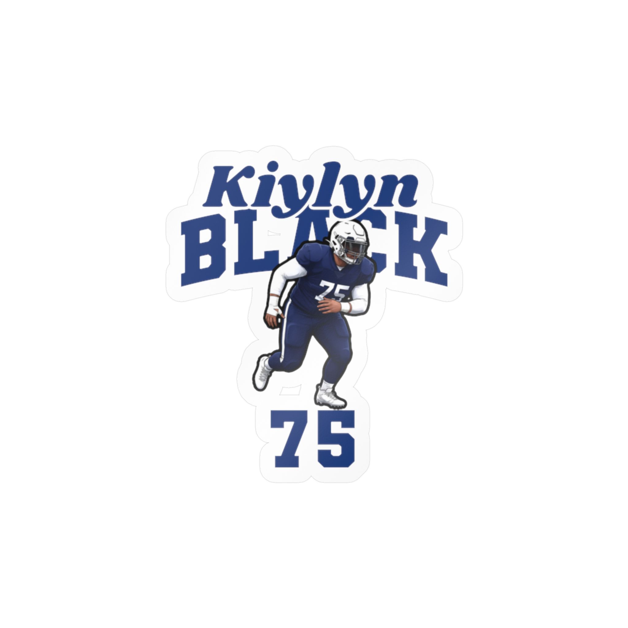 Vinyl Sticker — character_signature_arch in Classic