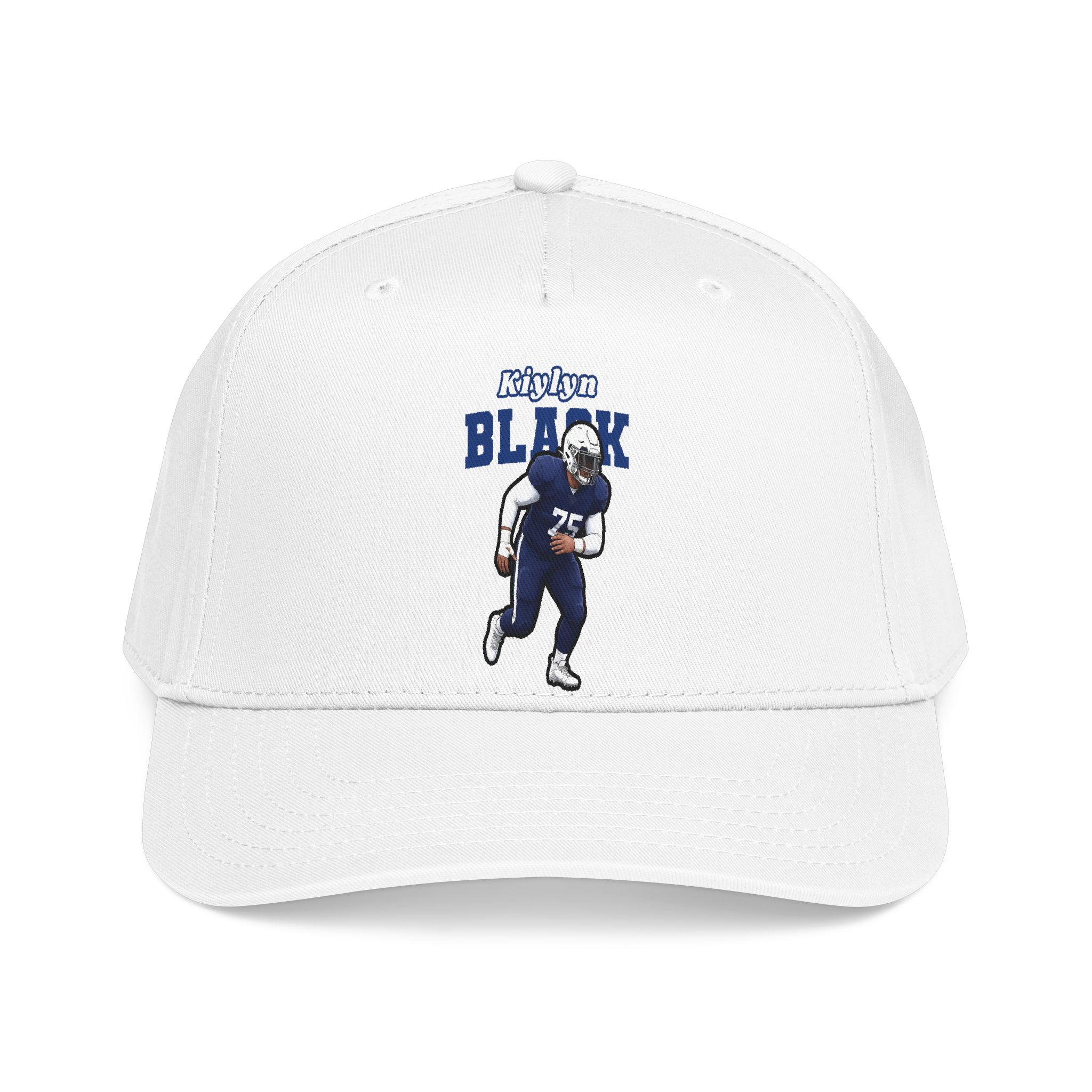 Baseball Cap — character_name_arch in White