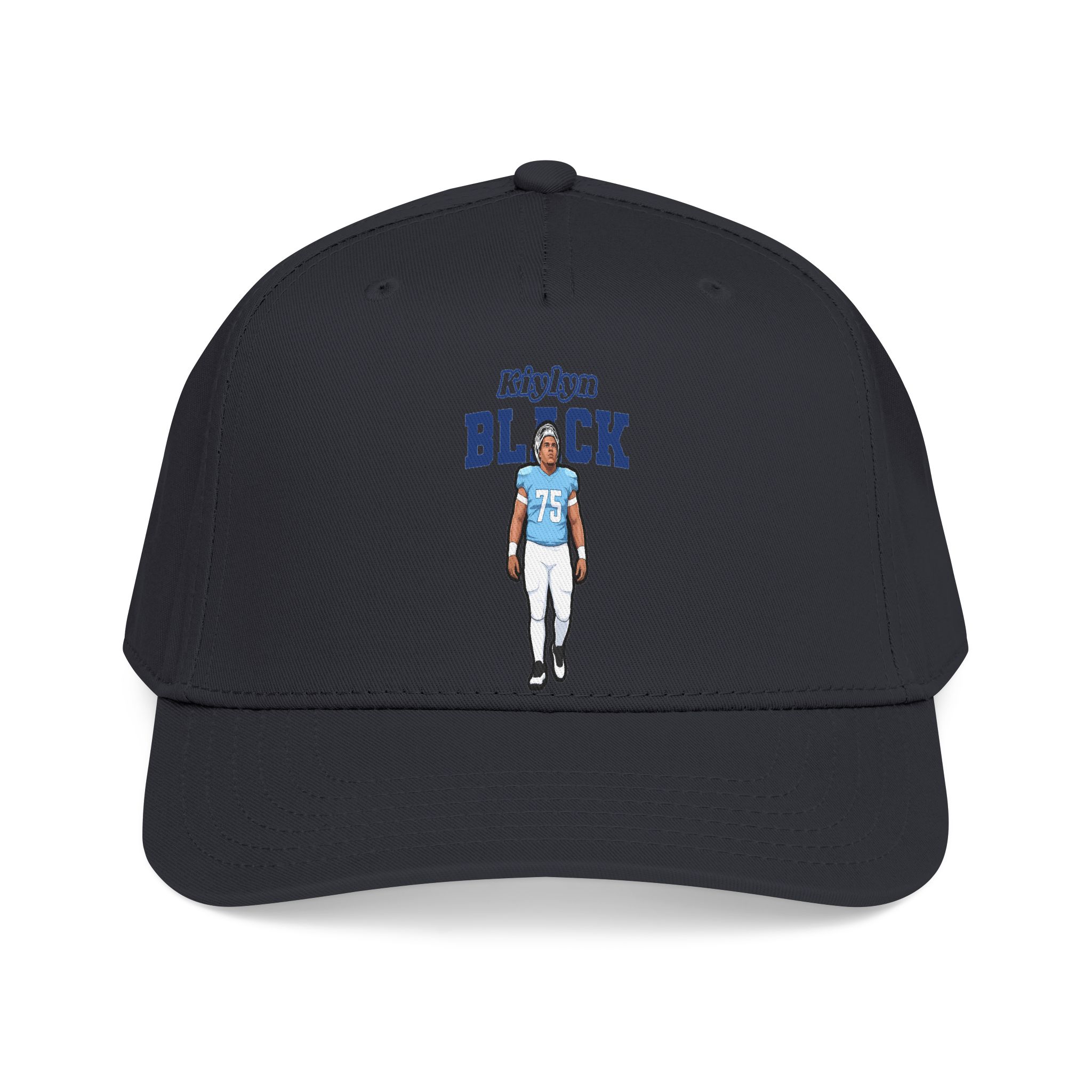 Baseball Cap — character_name_arch in Black