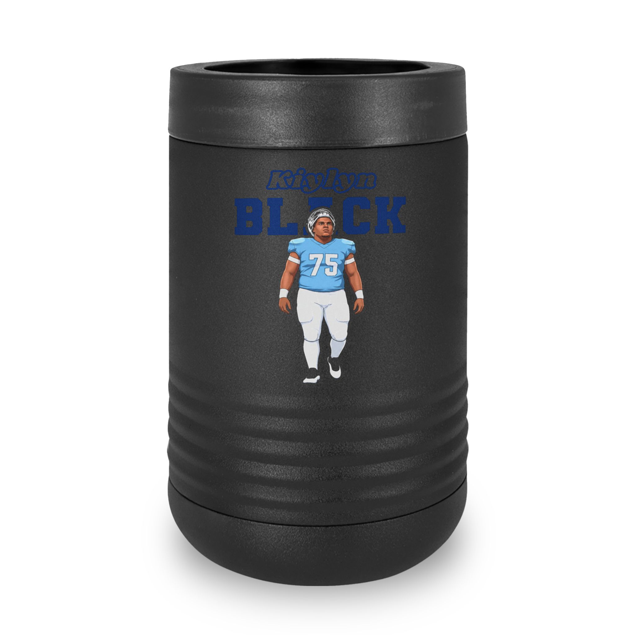 Stainless Can Cooler — character_name_arch in Black