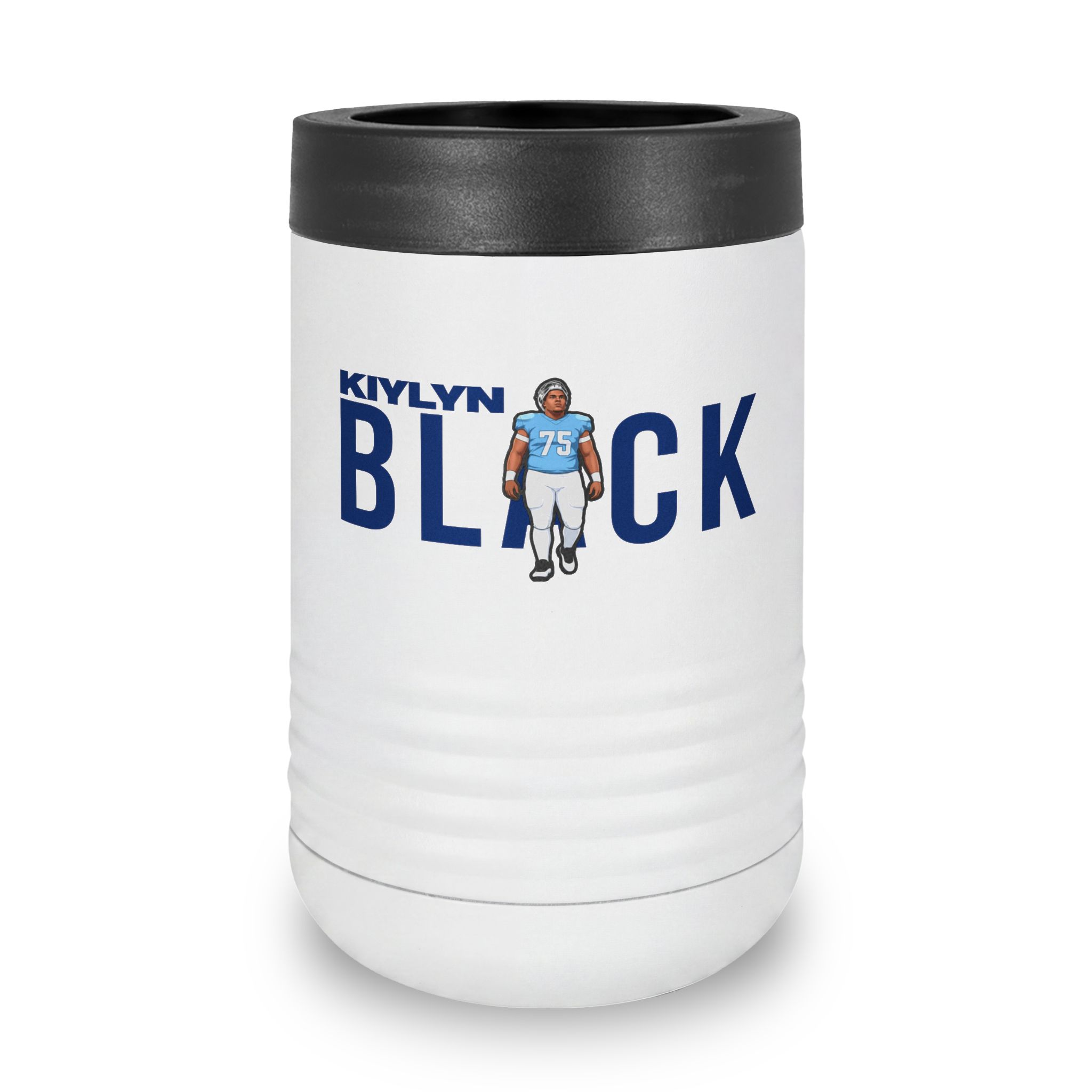 Stainless Can Cooler — character_player_name in White