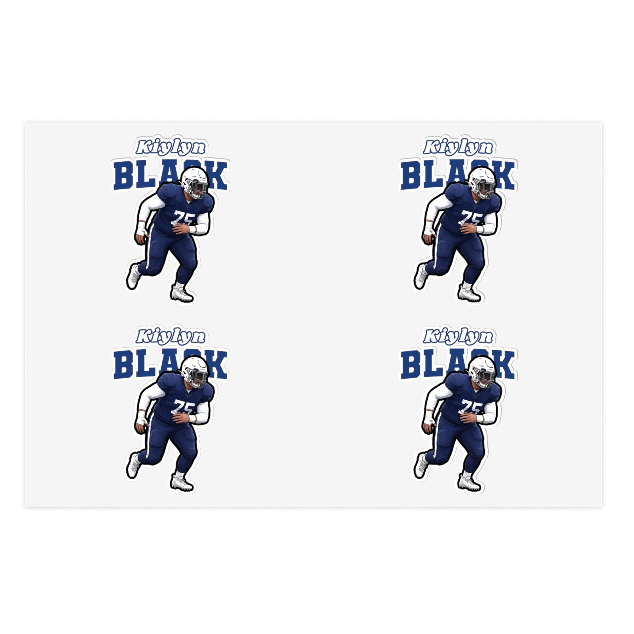 Sticker Sheet — character_name_arch in Classic