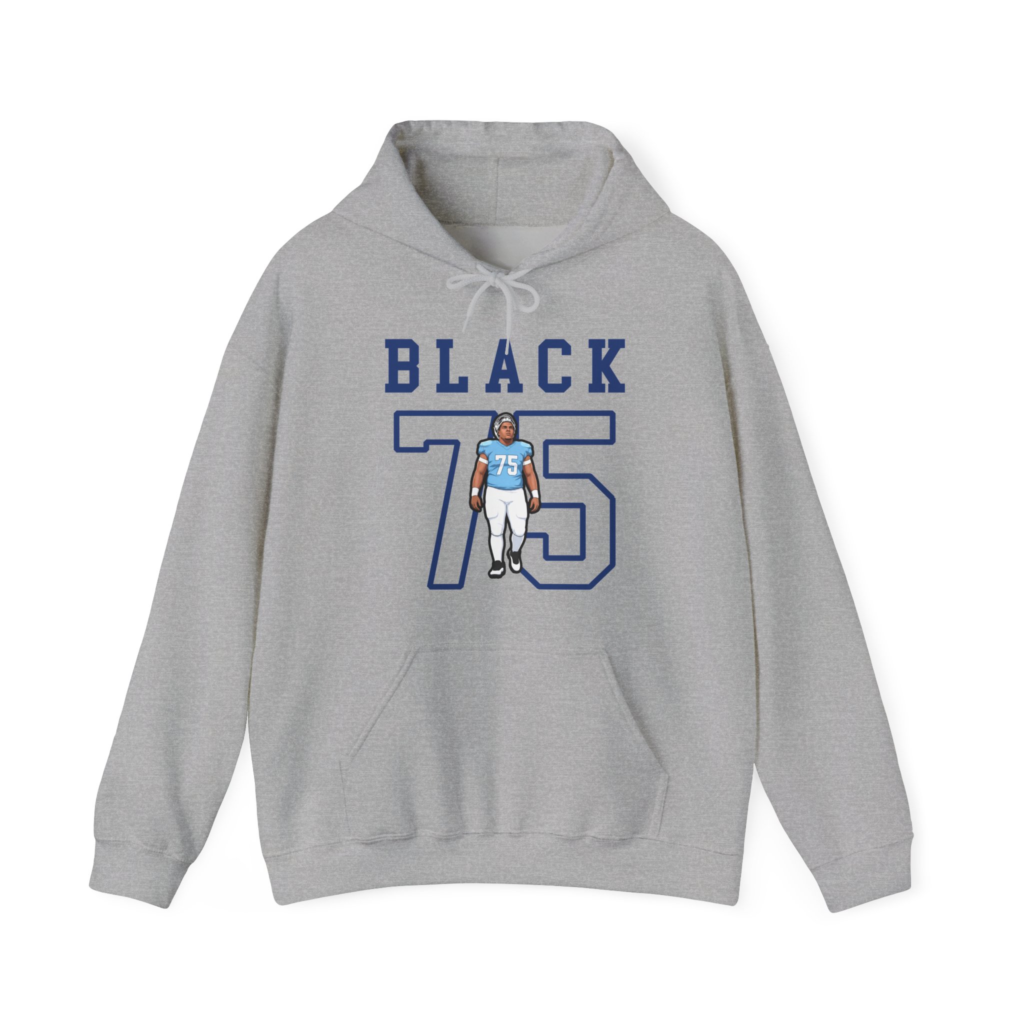Hoodie — character_shirsey in Grey