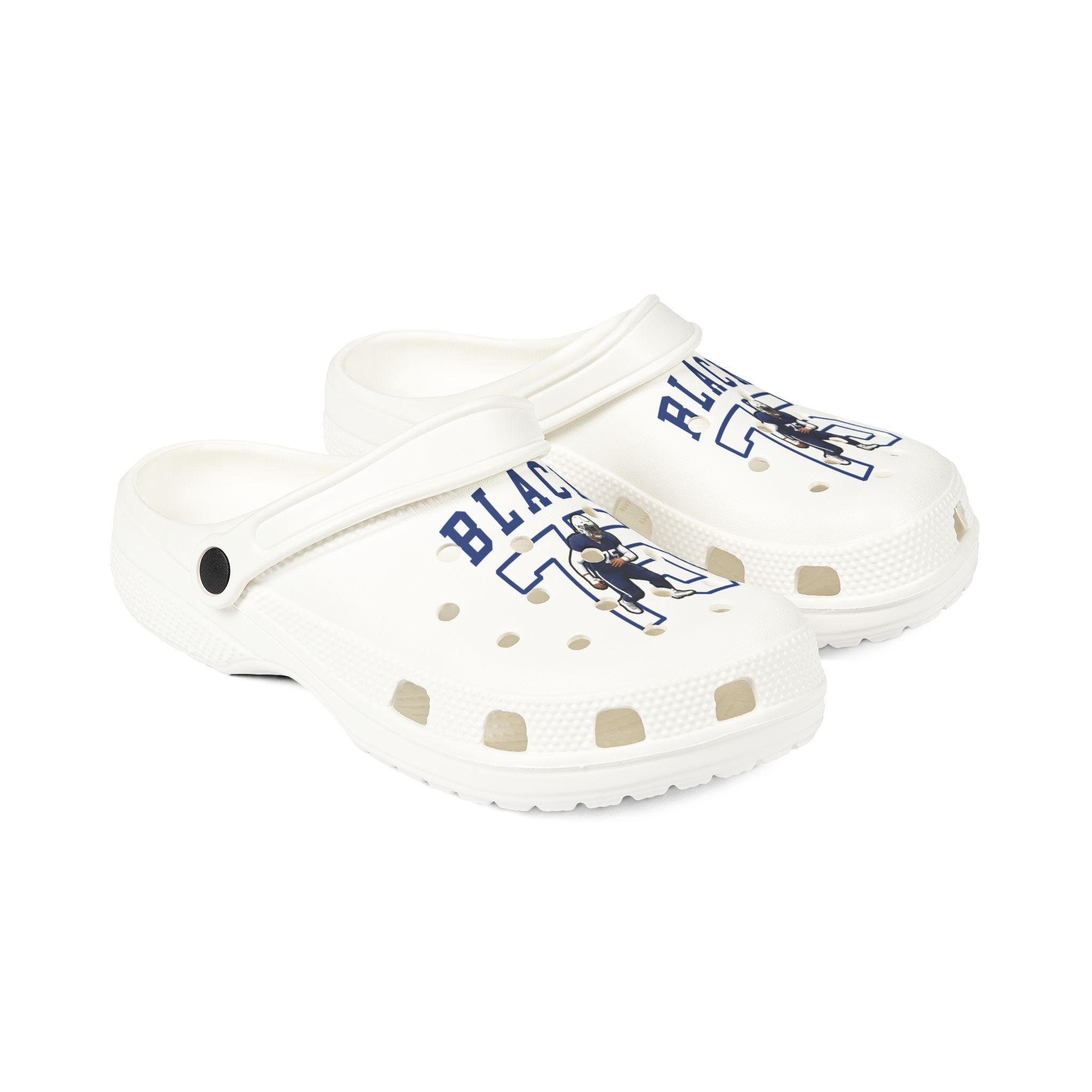 Rubber Clogs — character_shirsey in White