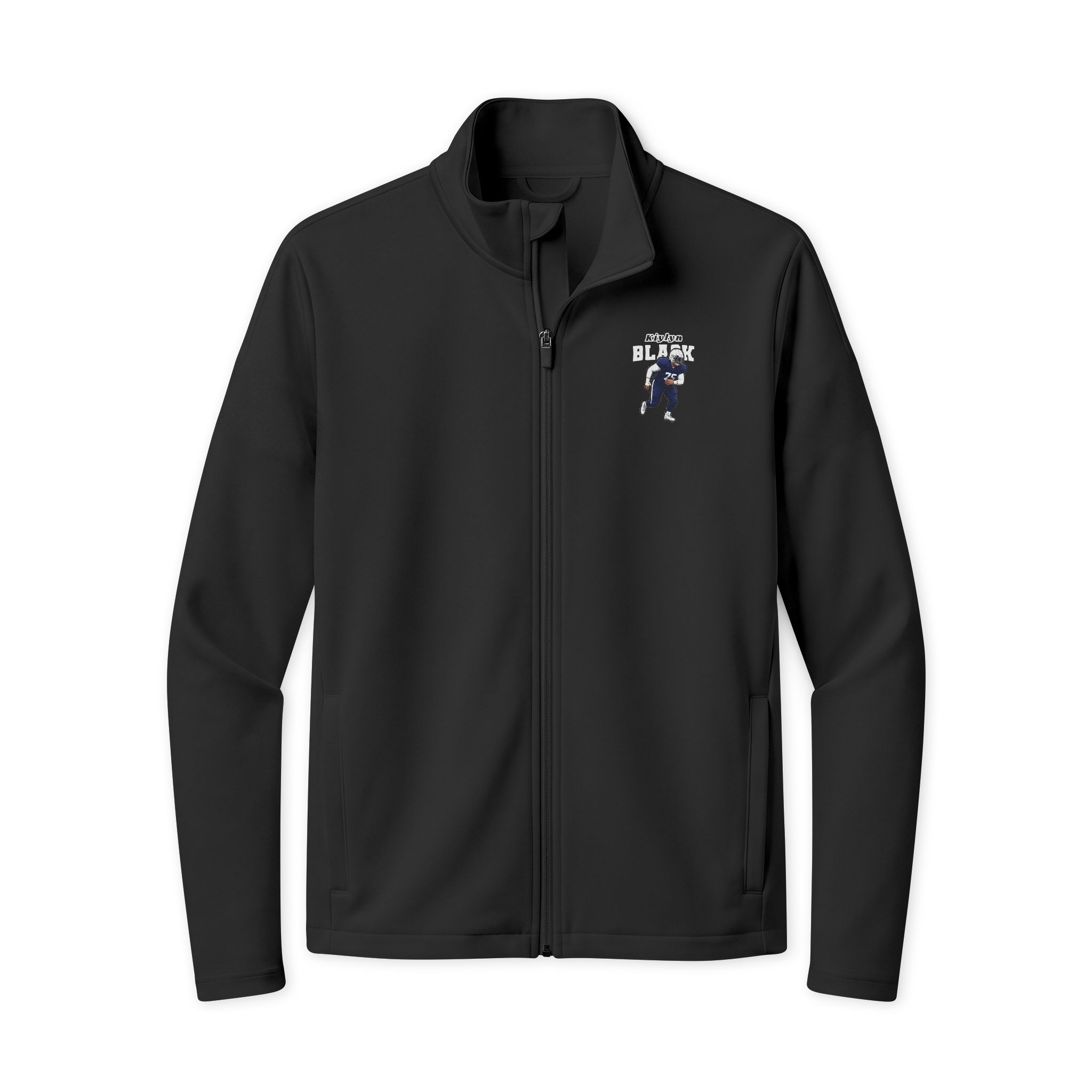Travel Full-Zip Jacket — character_name_arch in Black/ Black