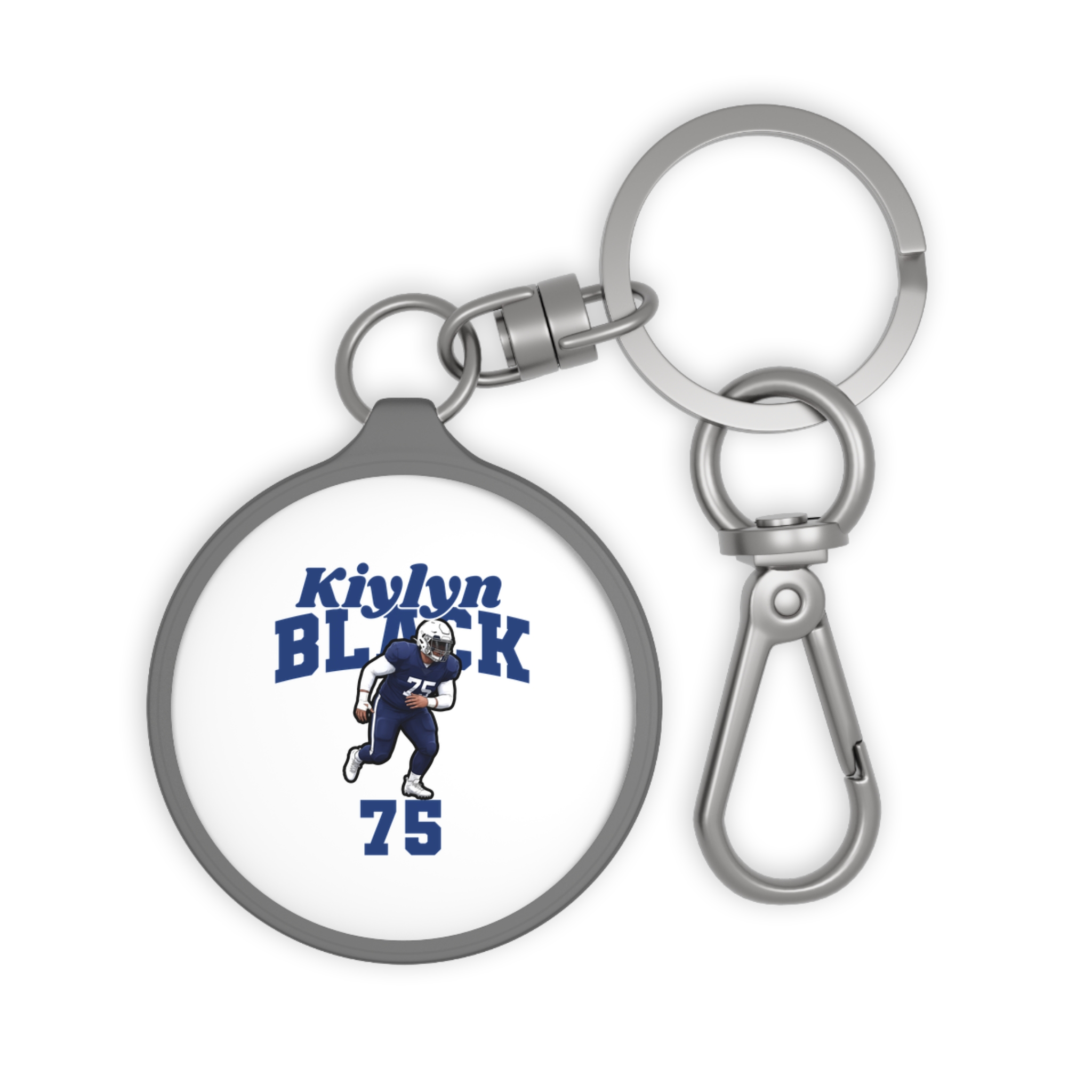 Keychain — character_signature_arch in Grey