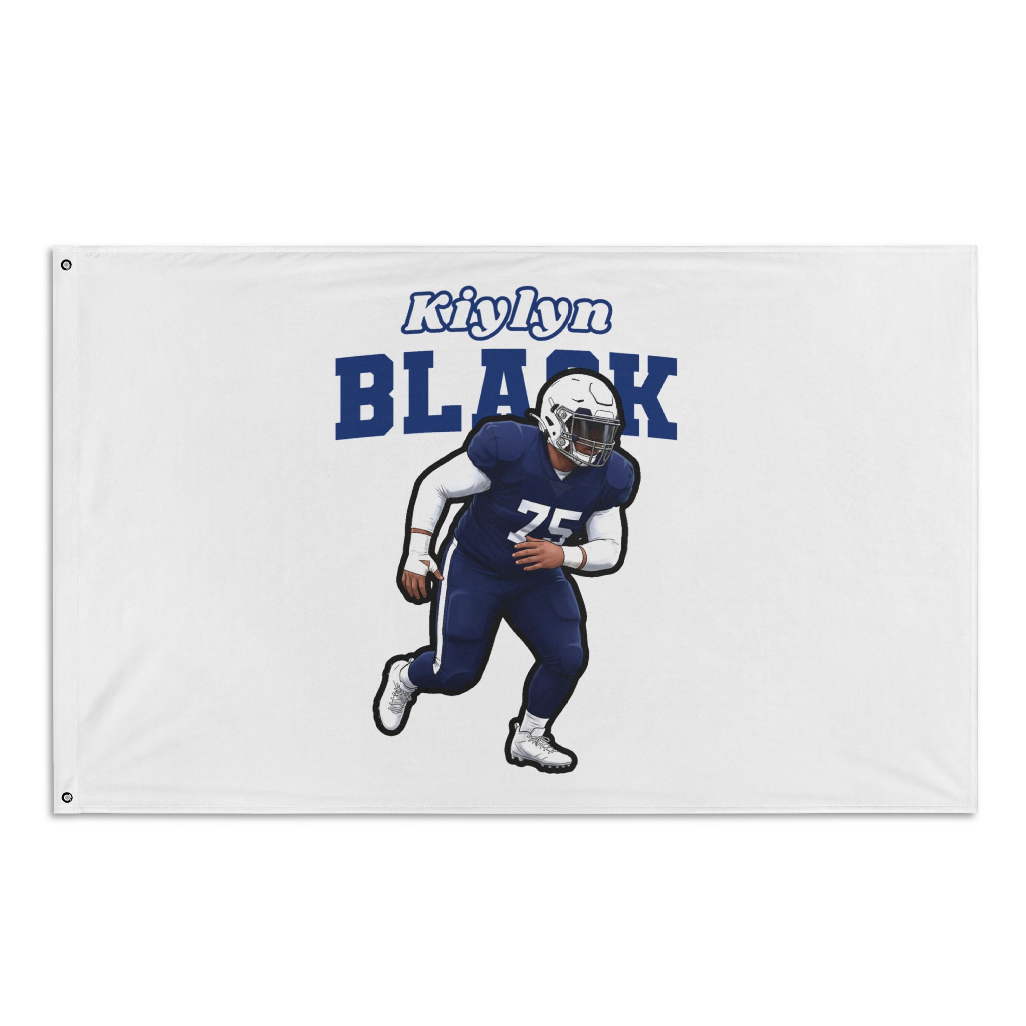 Flag (35 × 56 in) — character_name_arch in Classic