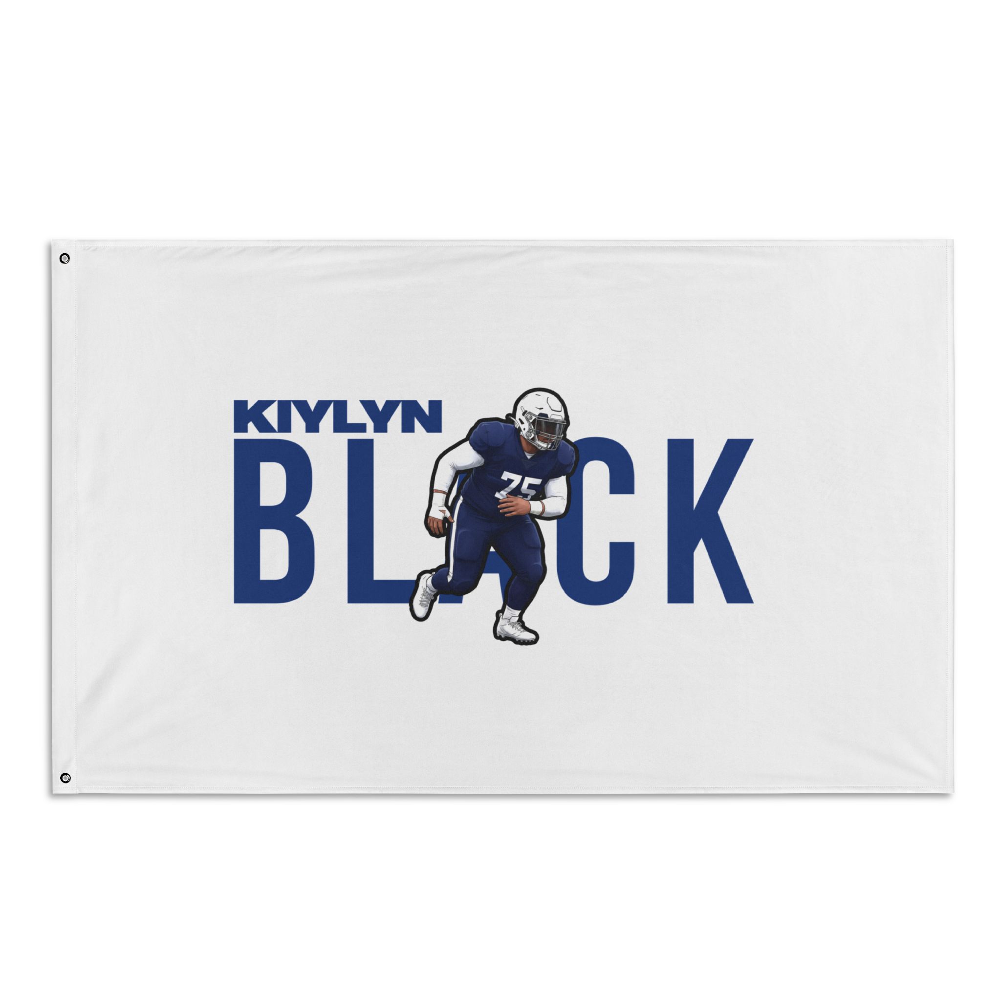 Flag (35 × 56 in) — character_player_name in Classic