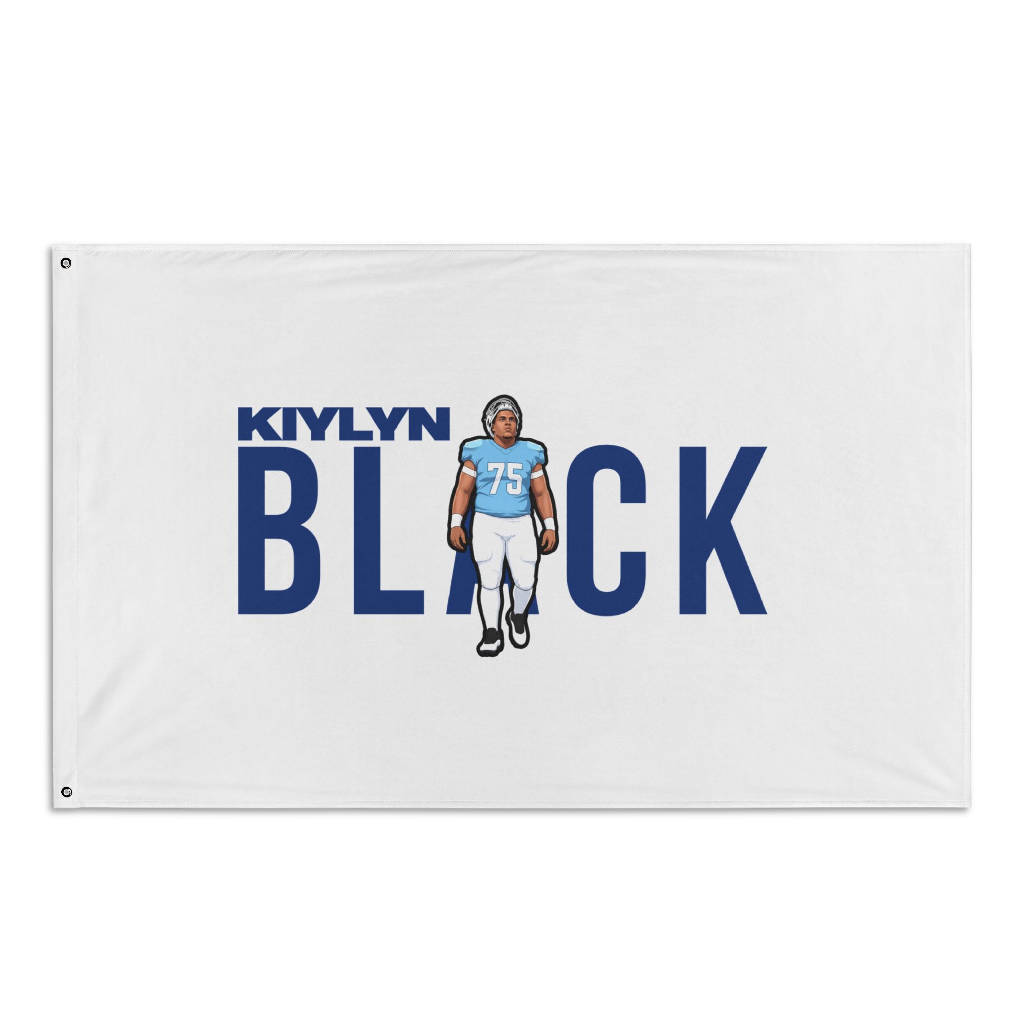 Flag (35 × 56 in) — character_player_name in Classic