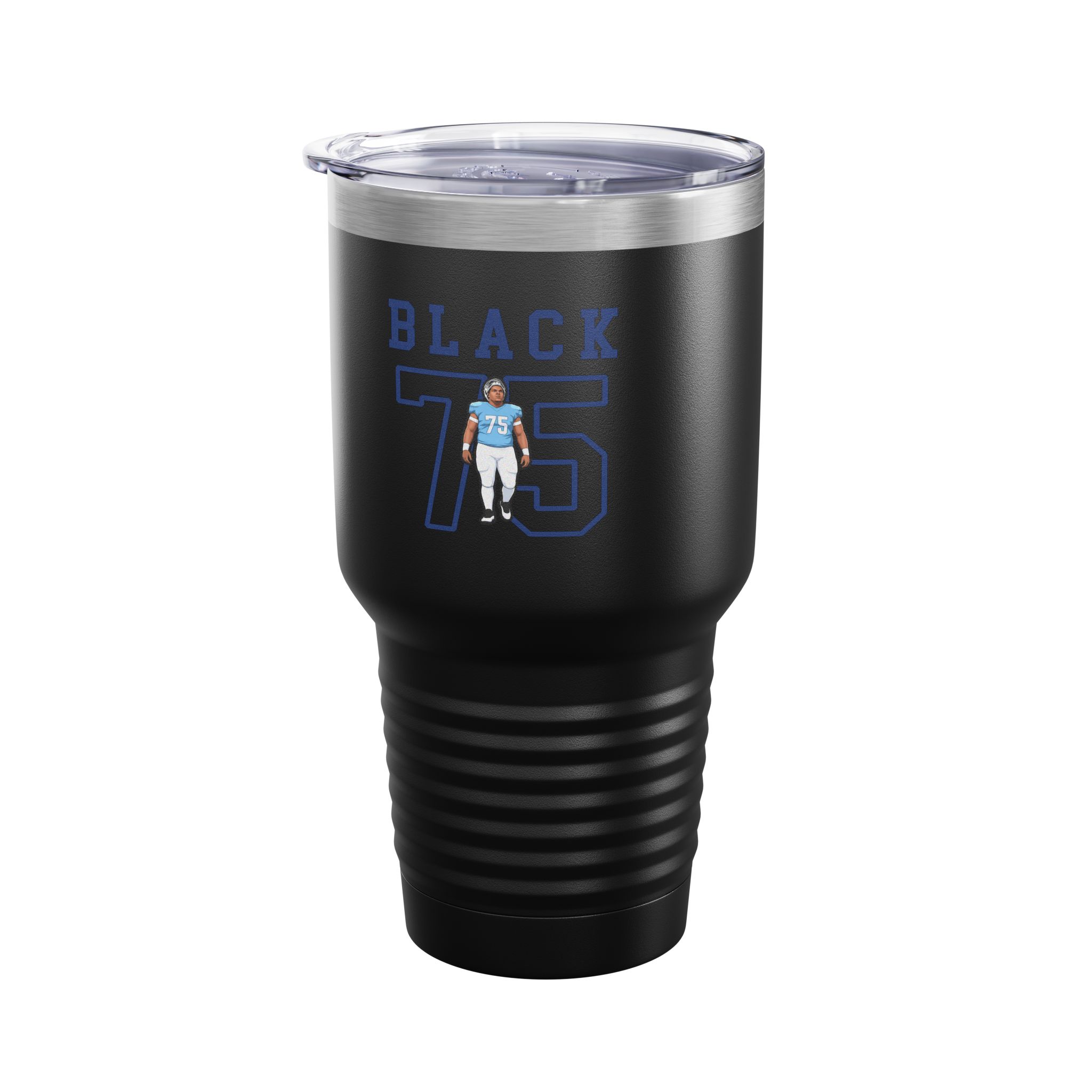 30oz Tumbler — character_shirsey in Black