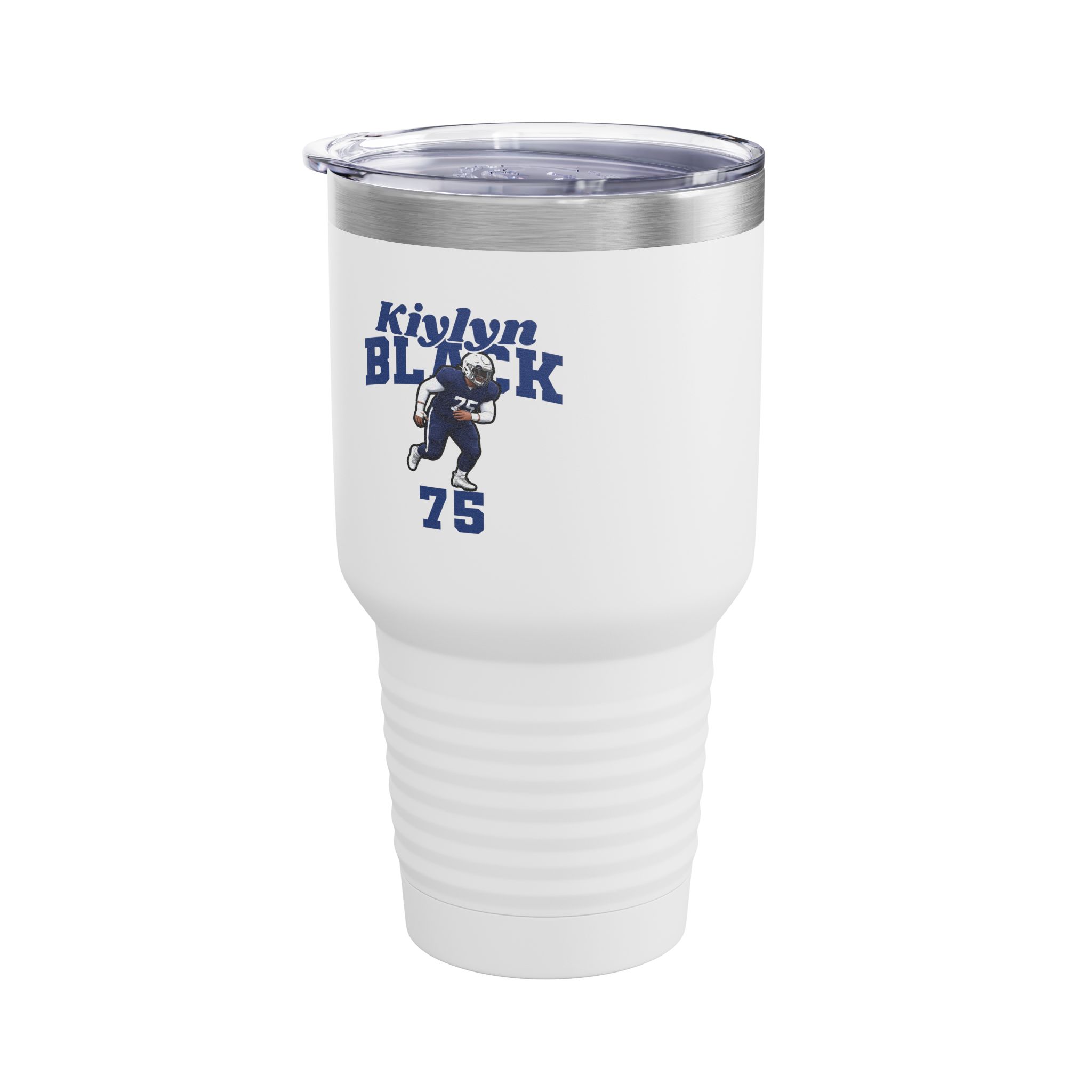 30oz Tumbler — character_signature_arch in White