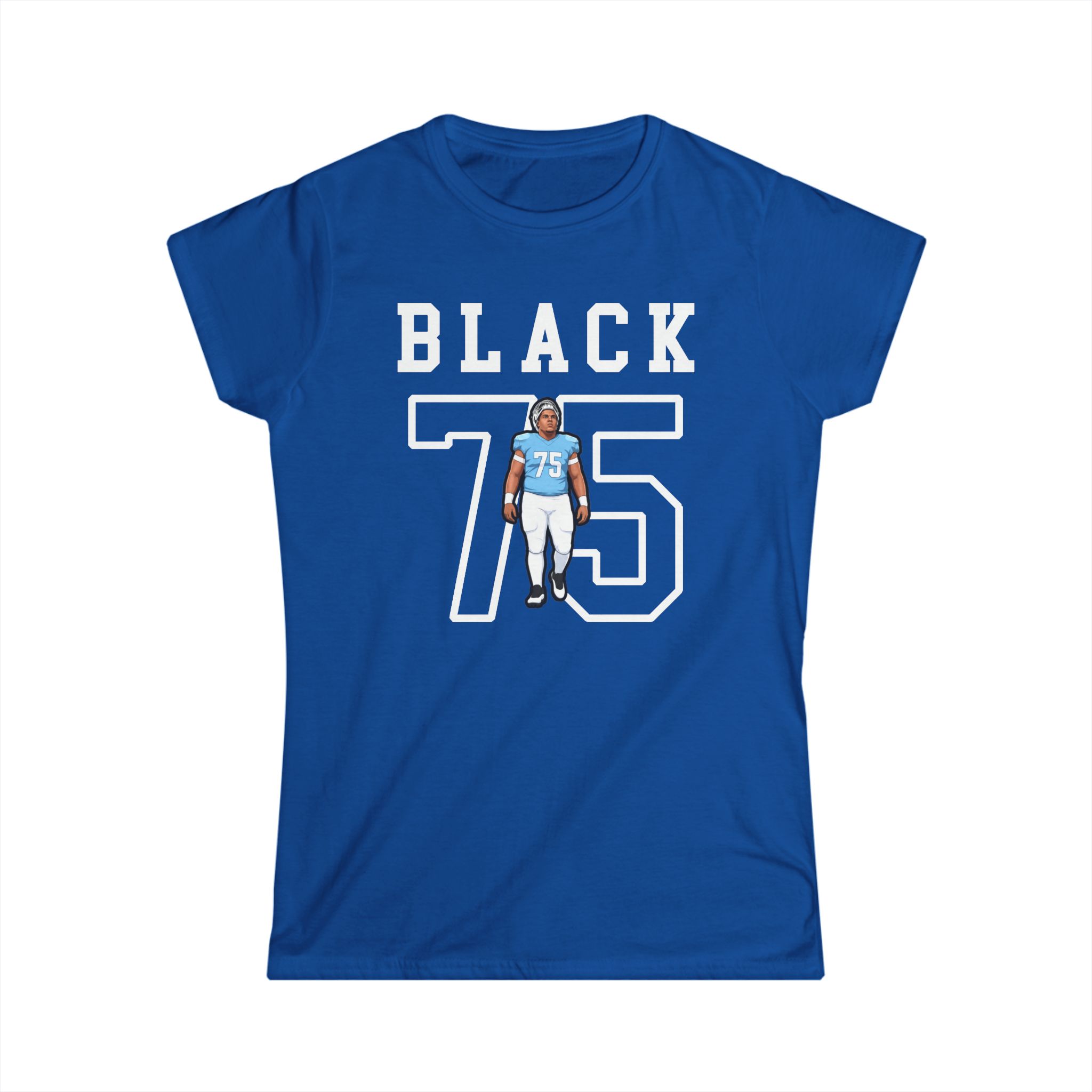 Women's Softstyle Tee — character_shirsey in Royal