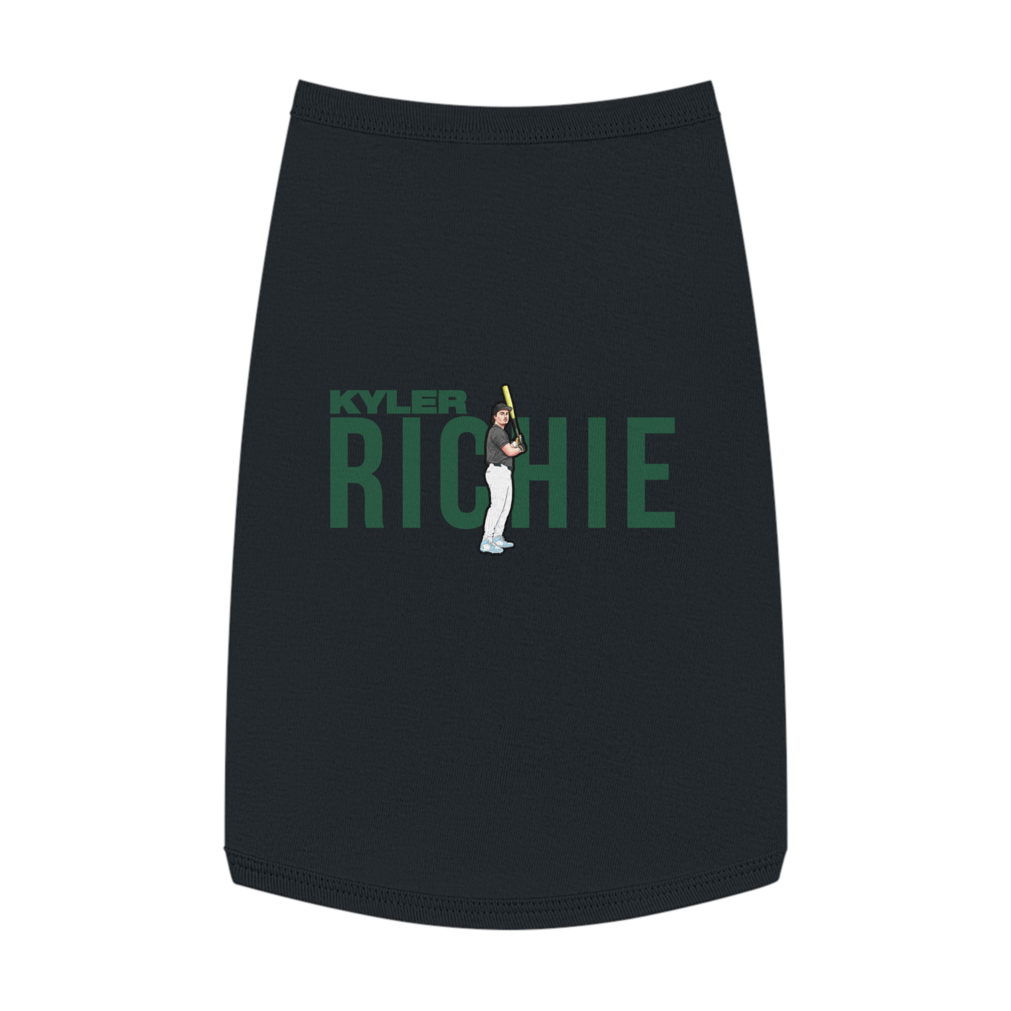 Pet Tank Top — character_player_name in Black