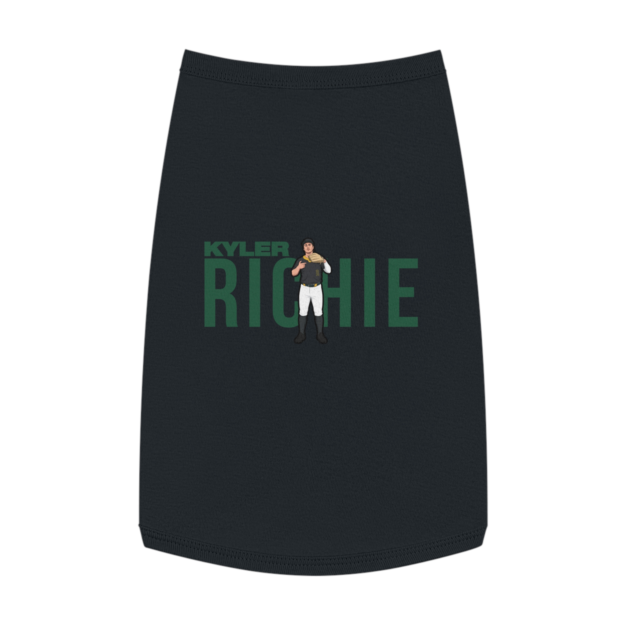 Pet Tank Top — character_player_name in White