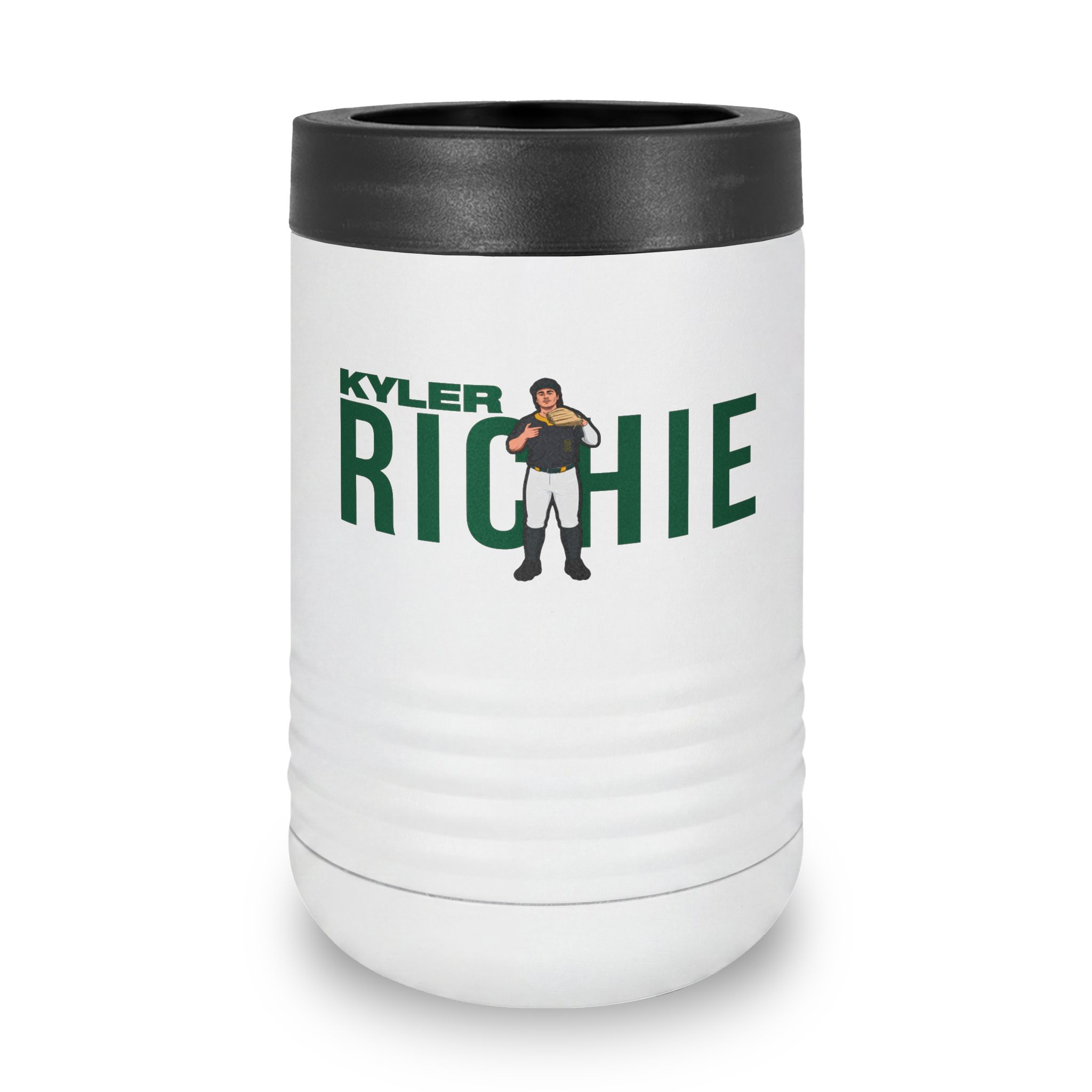 Stainless Can Cooler — character_player_name in White