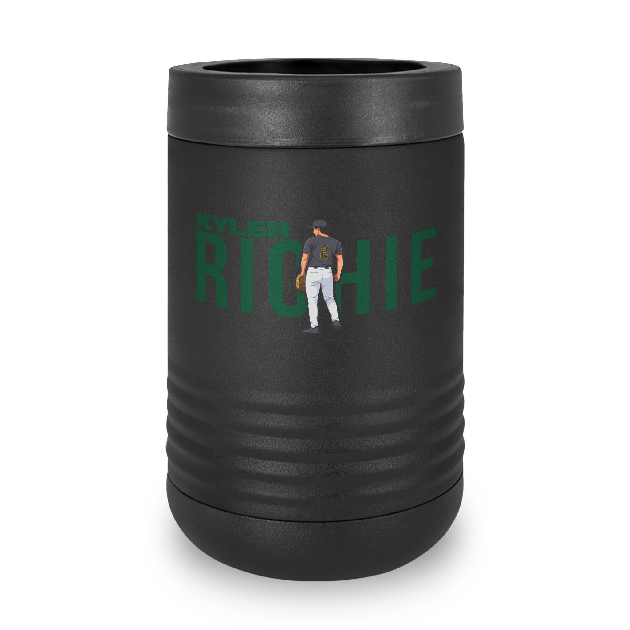 Stainless Can Cooler — character_player_name in Black