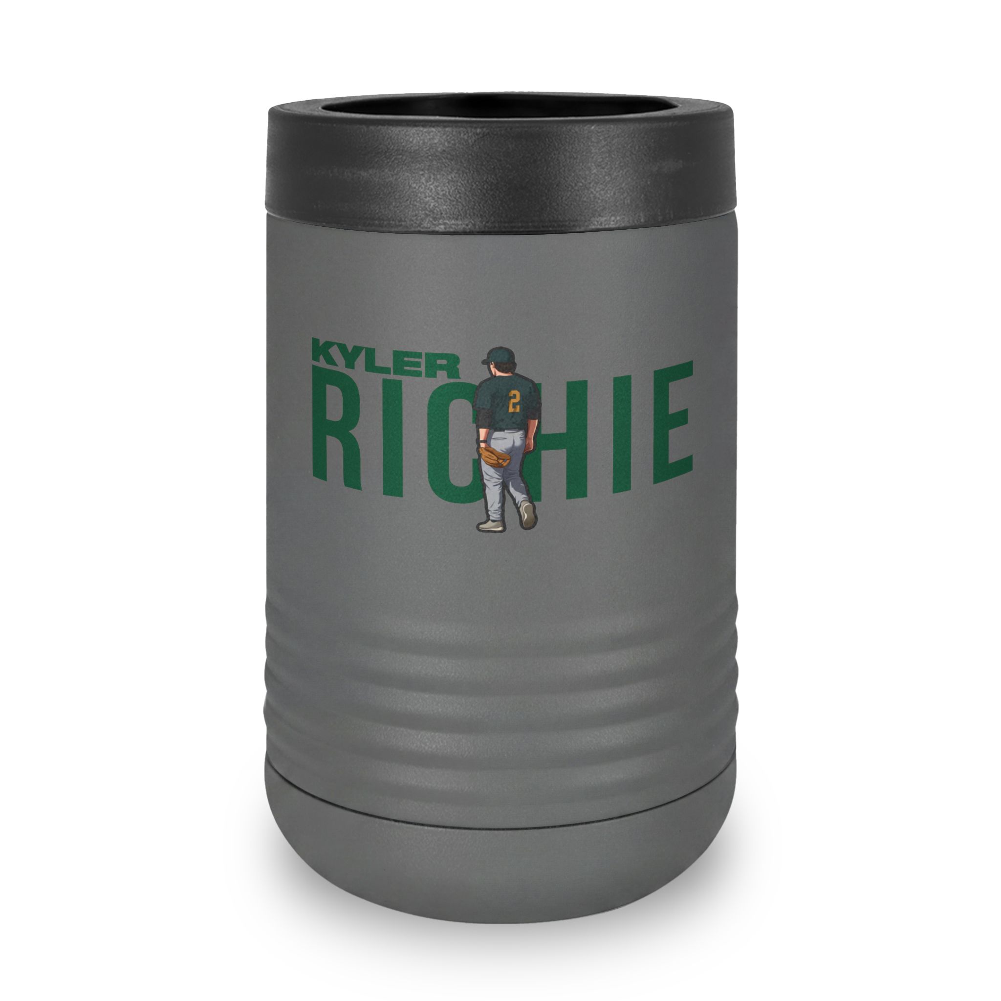 Stainless Can Cooler — character_player_name in Grey