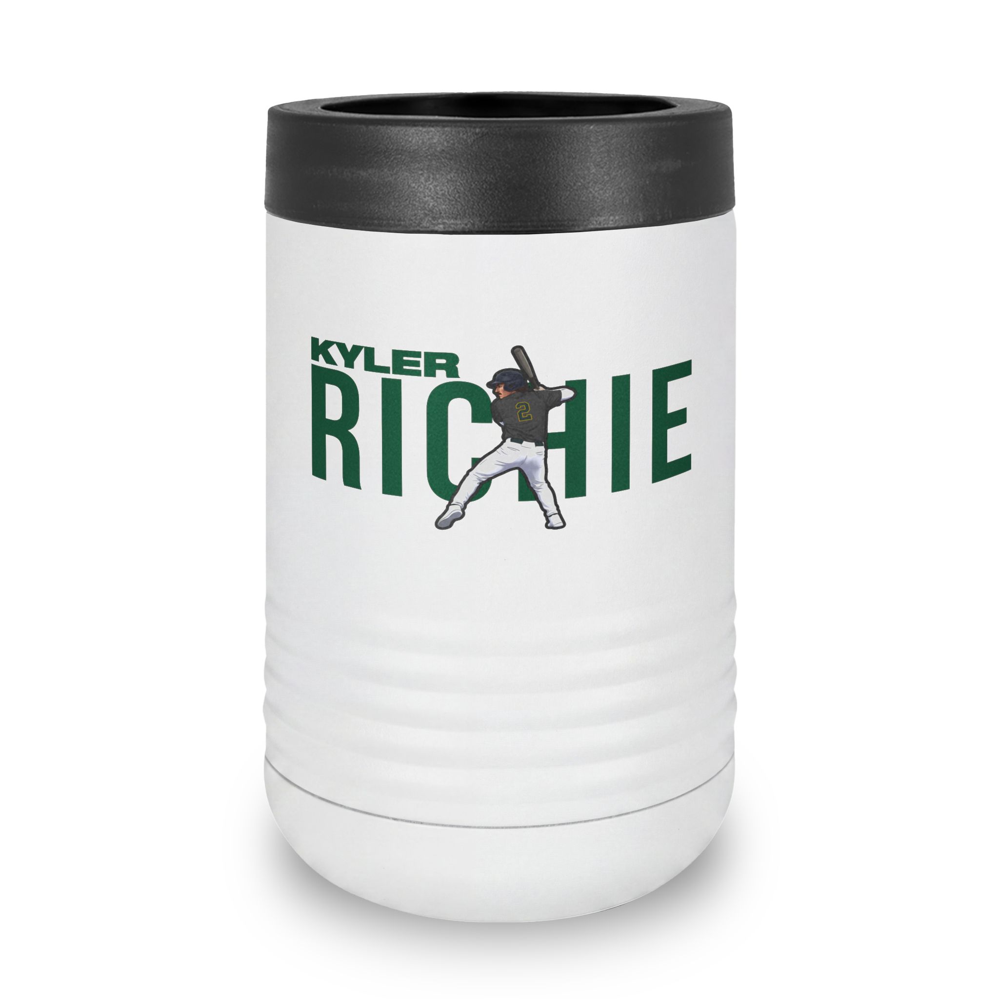 Stainless Can Cooler — character_player_name in White