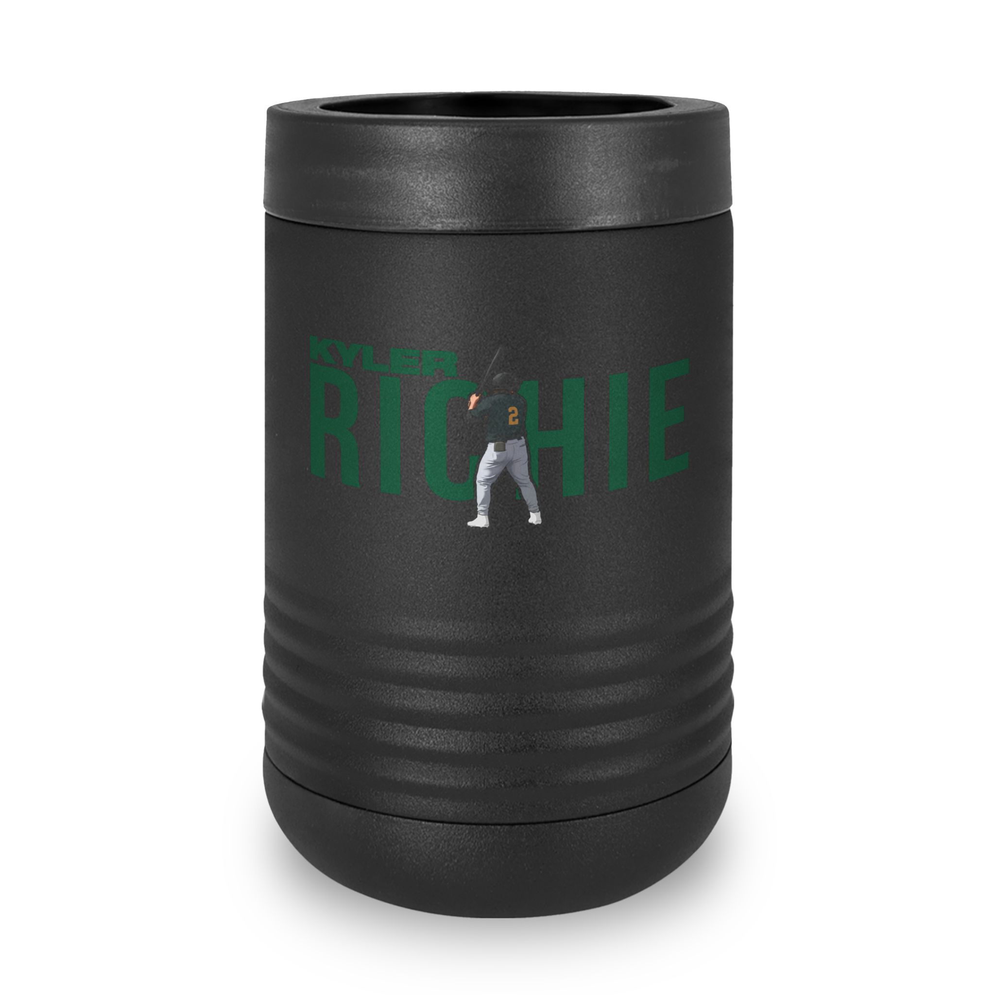 Stainless Can Cooler — character_player_name in Black