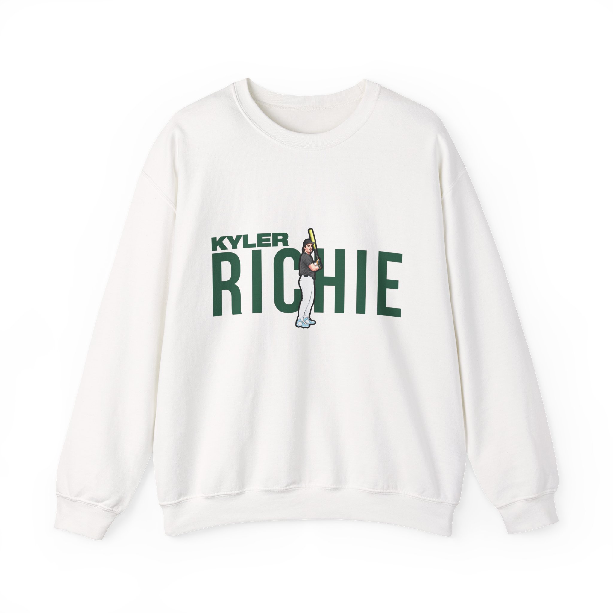 Crewneck Sweatshirt — character_player_name in White