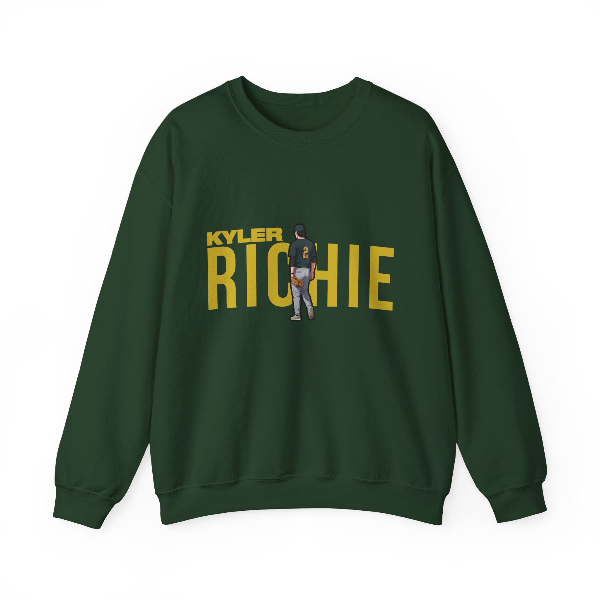 Crewneck Sweatshirt — character_player_name in Green