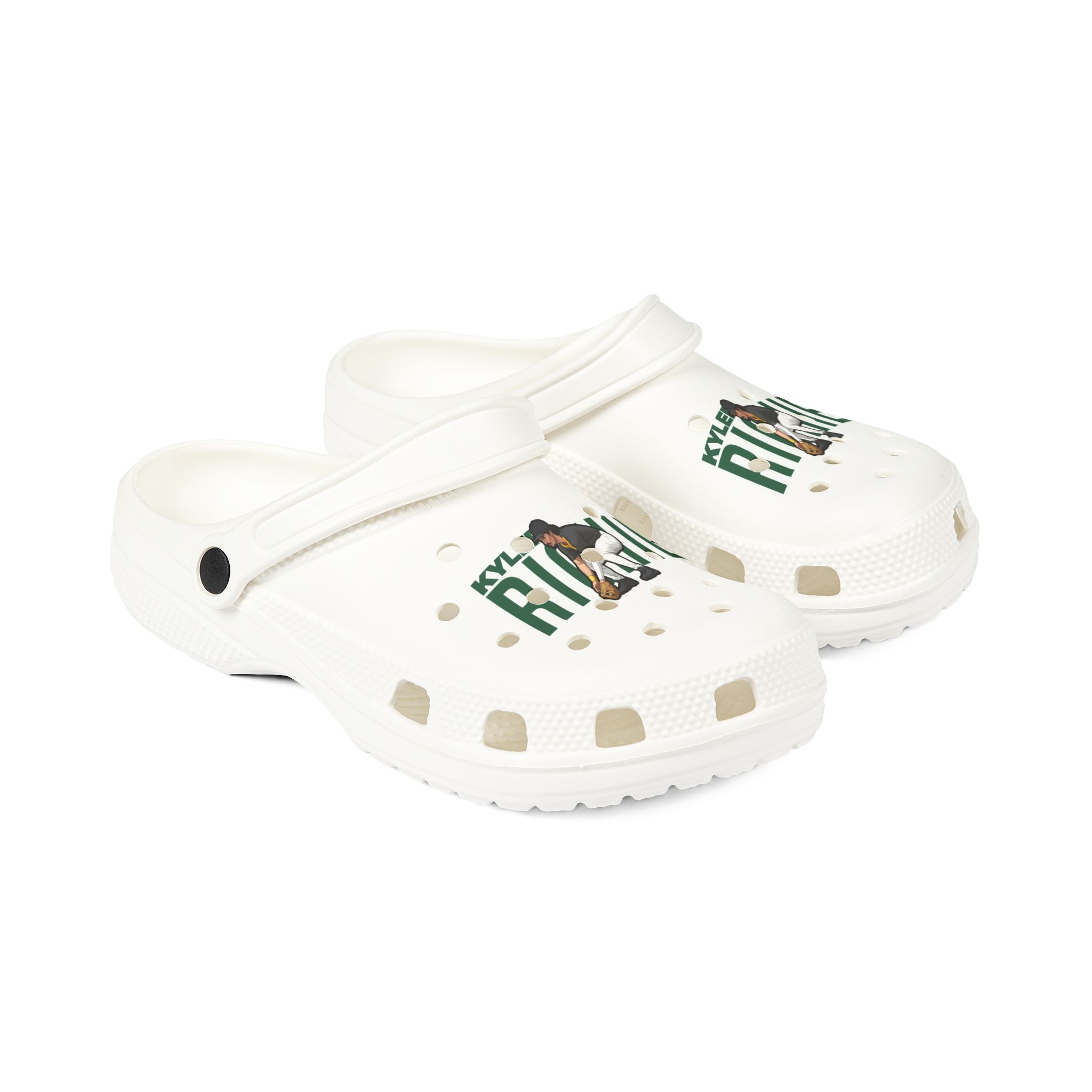 Rubber Clogs — character_player_name in White