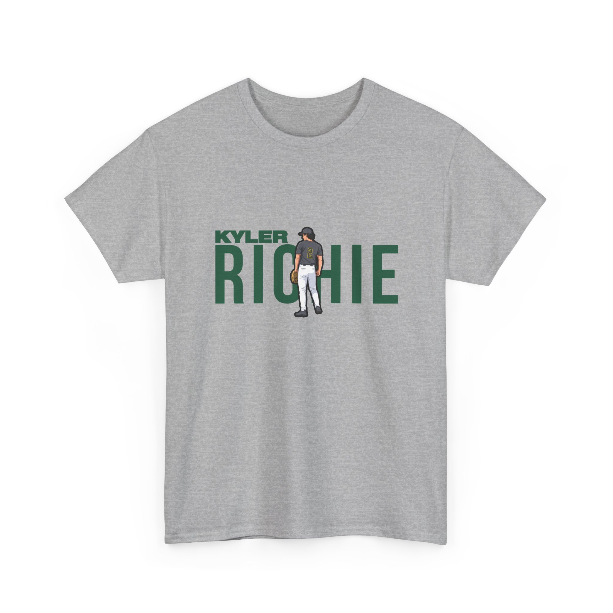 Tee — character_player_name in Grey