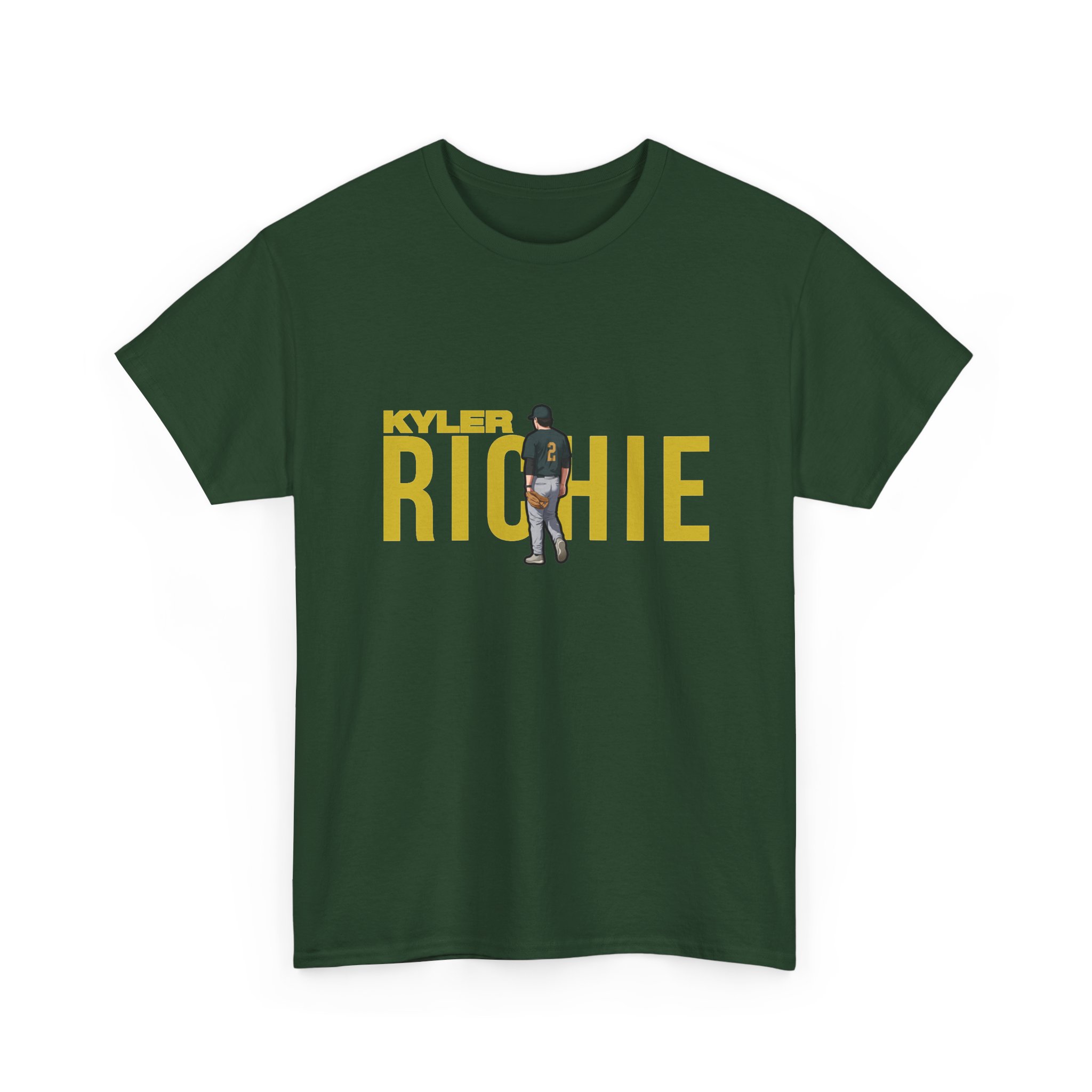 Tee — character_player_name in Green