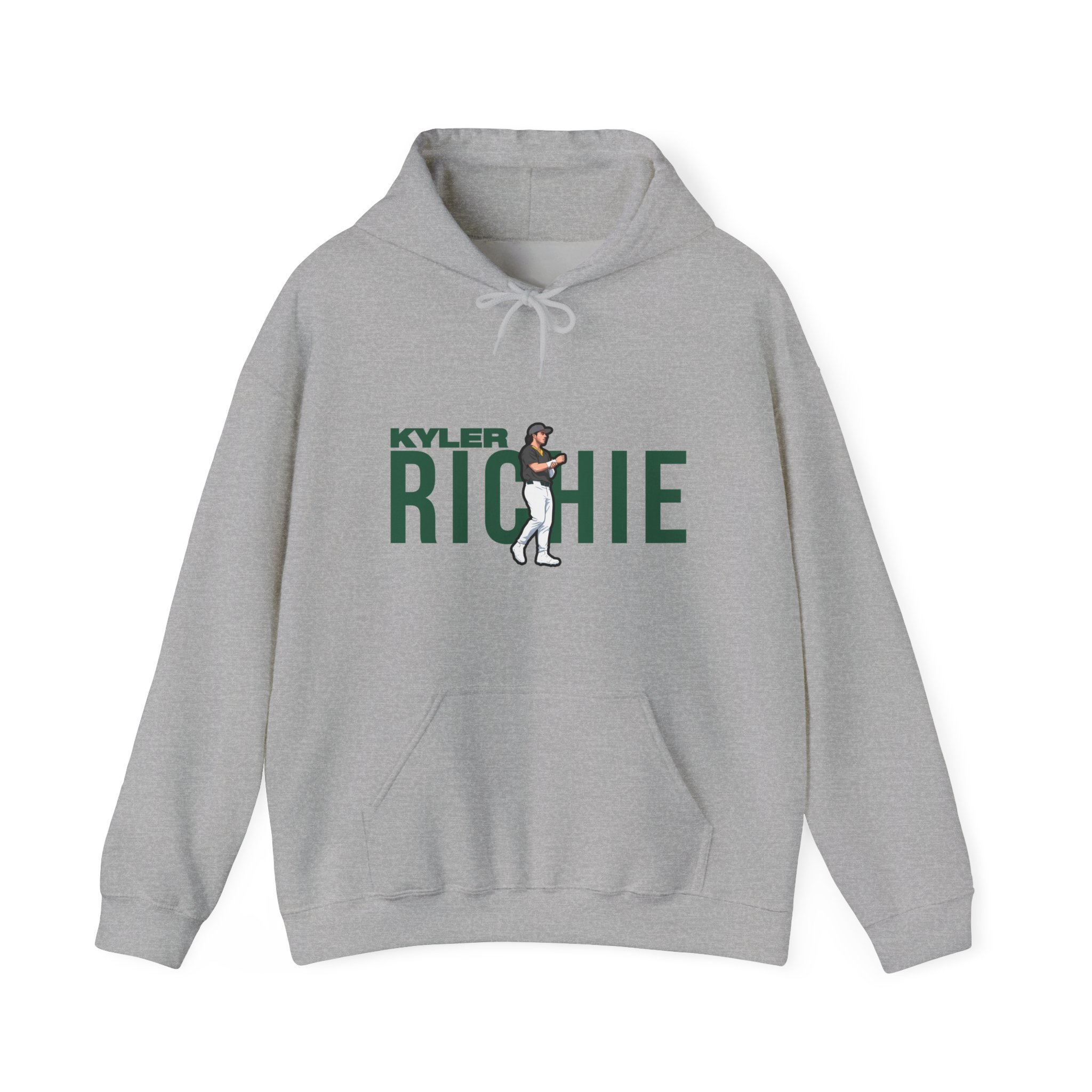 Hoodie — character_player_name in Grey
