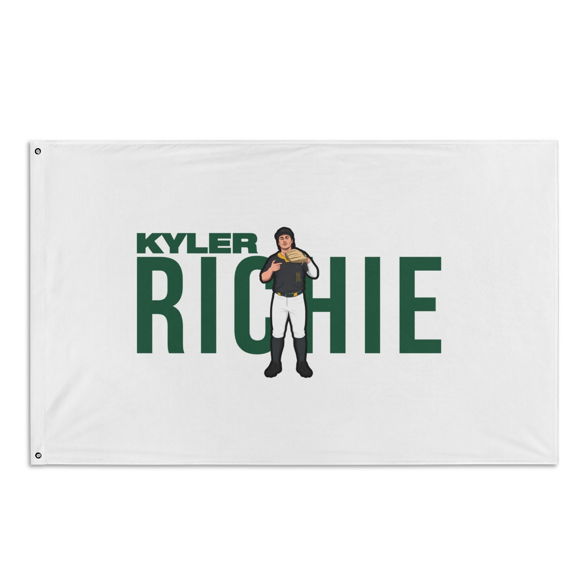 Flag (35 × 56 in) — character_player_name in Classic