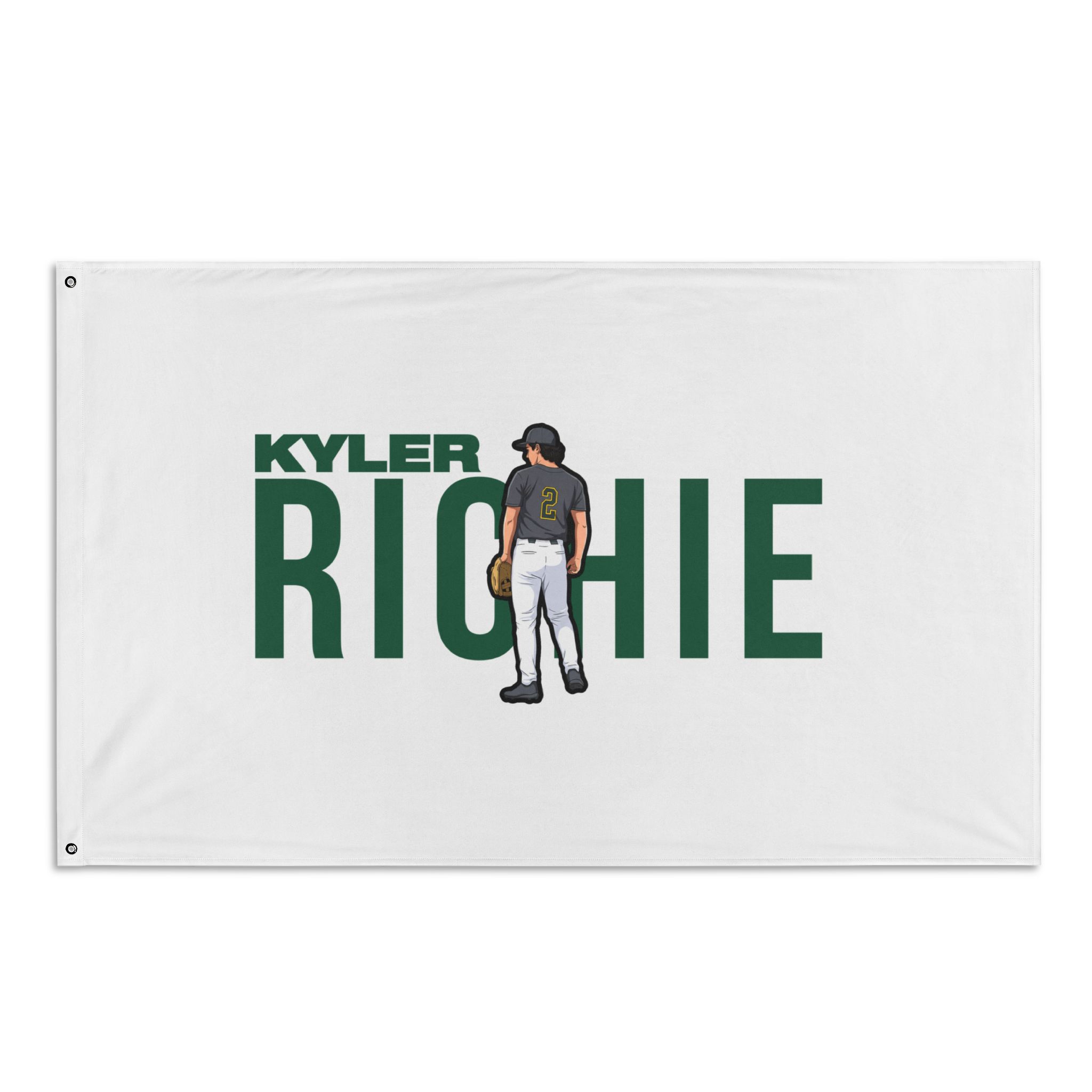 Flag (35 × 56 in) — character_player_name in Classic