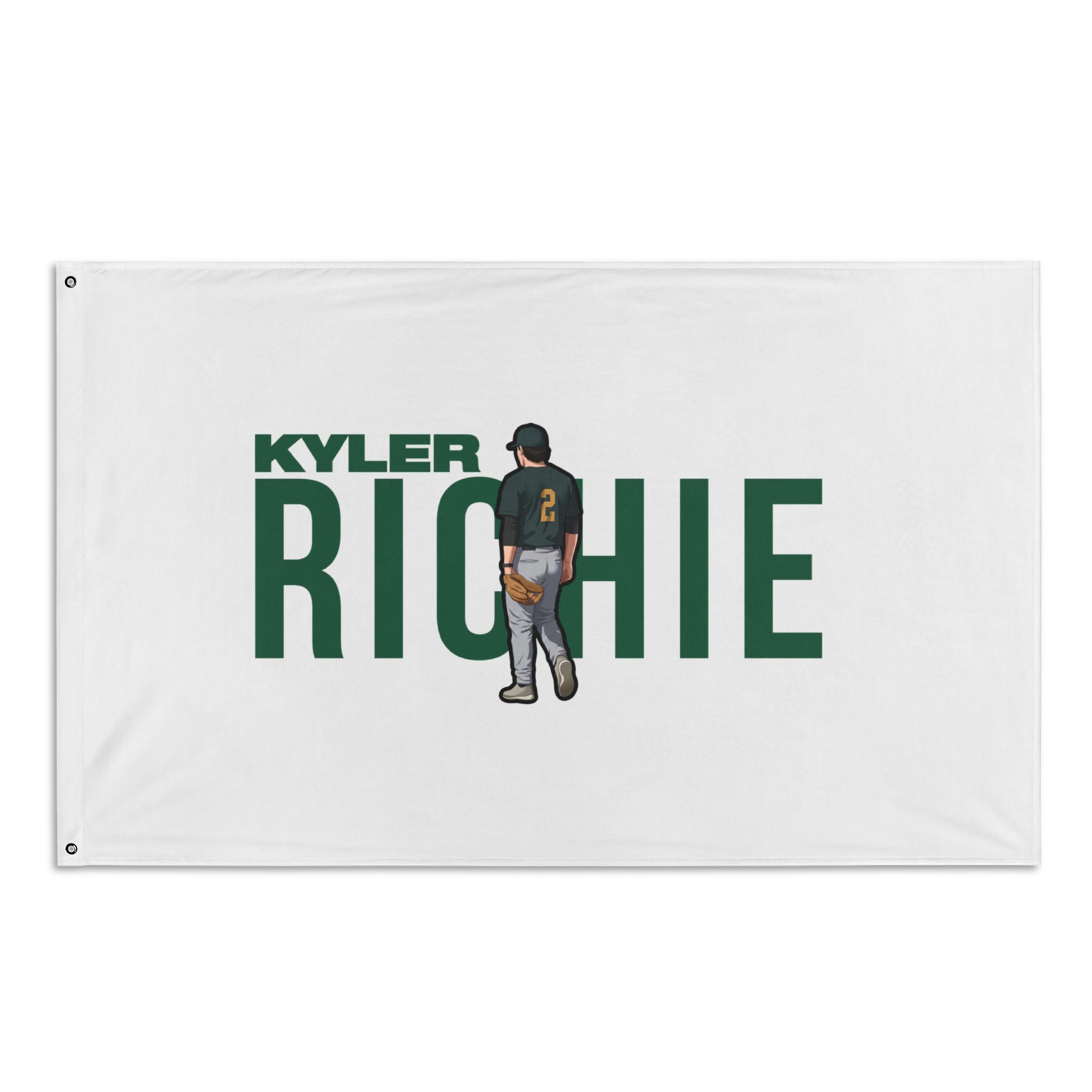 Flag (35 × 56 in) — character_player_name in Classic