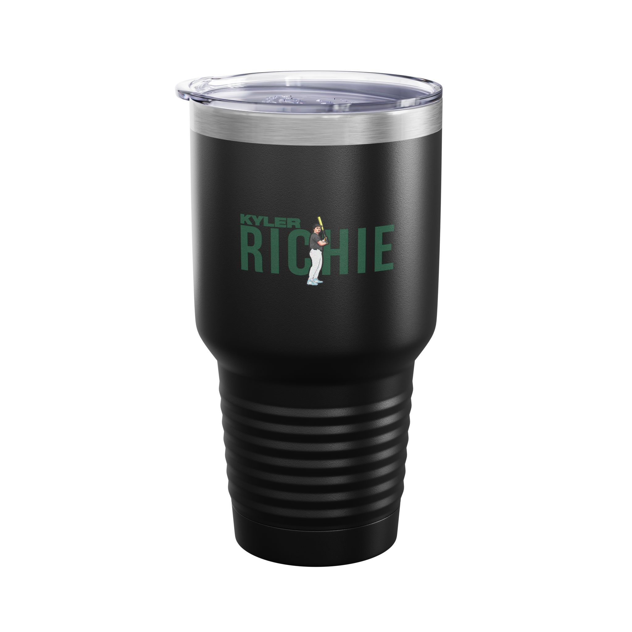30oz Tumbler — character_player_name in Black