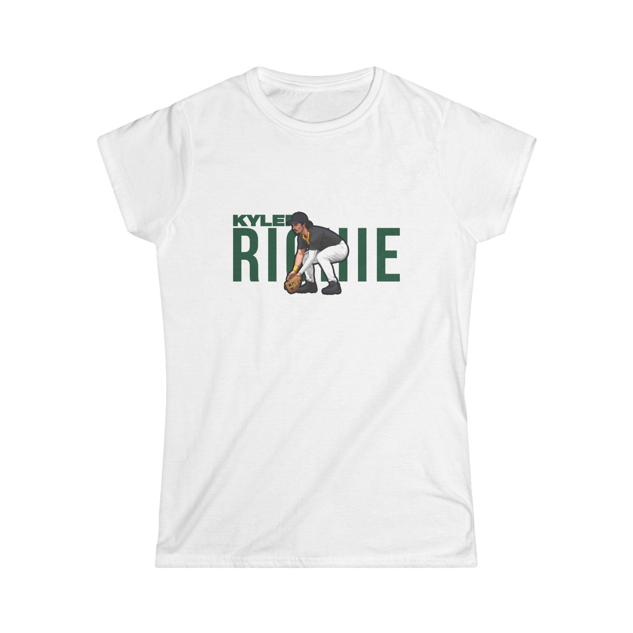 Women's Softstyle Tee — character_player_name in White